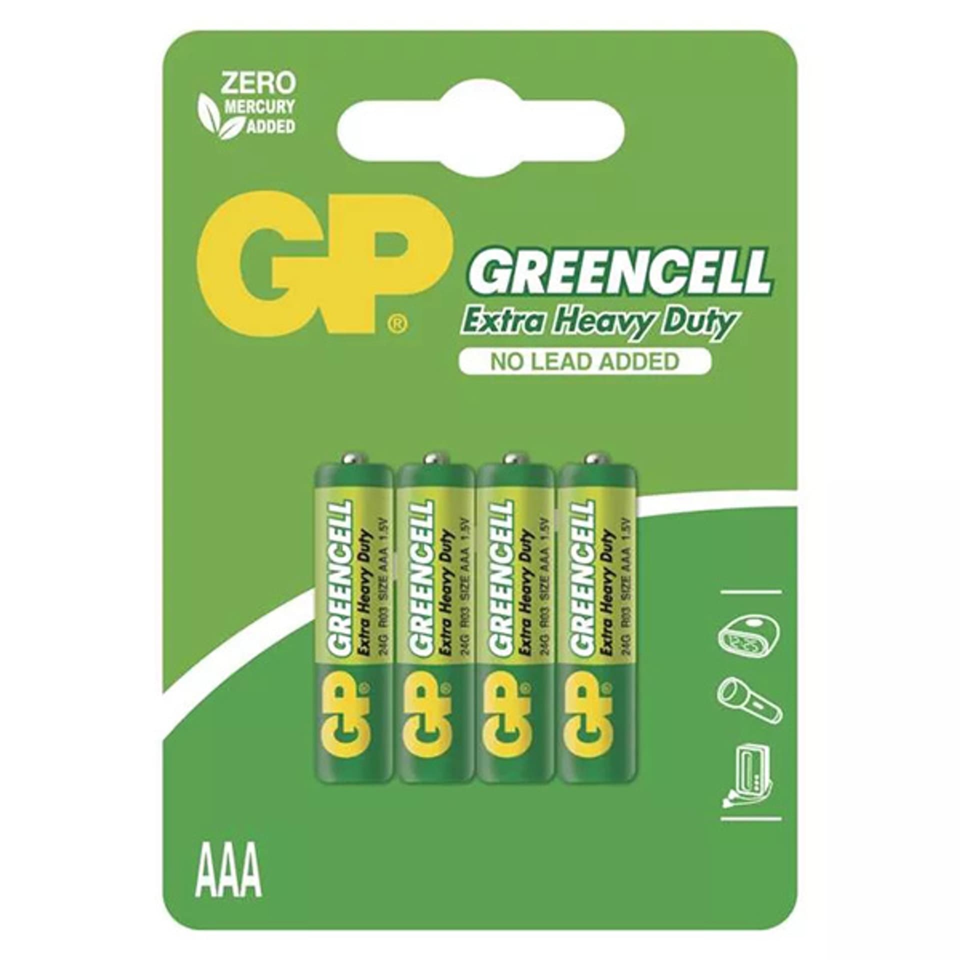 

BATERIA GREENCELL 1.5V AAA R3 4 SZTUKI