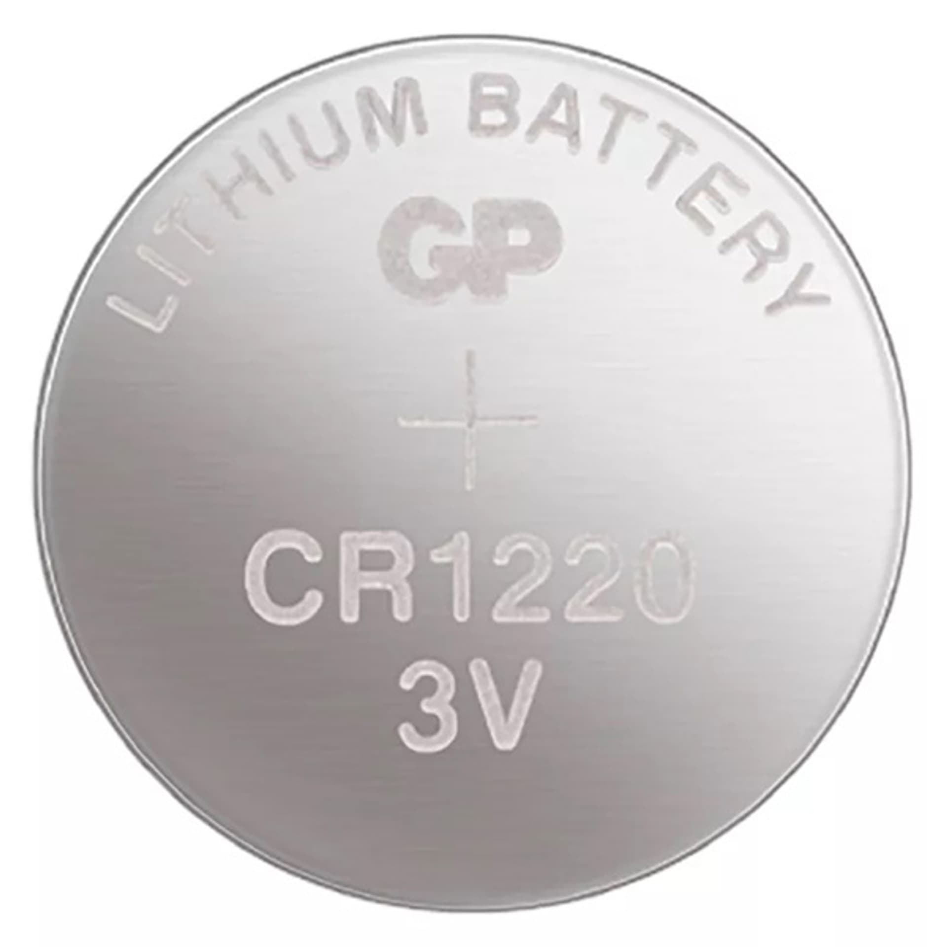

Bateria litowa, CR1220, 3V, GP, blistr, 1-pack