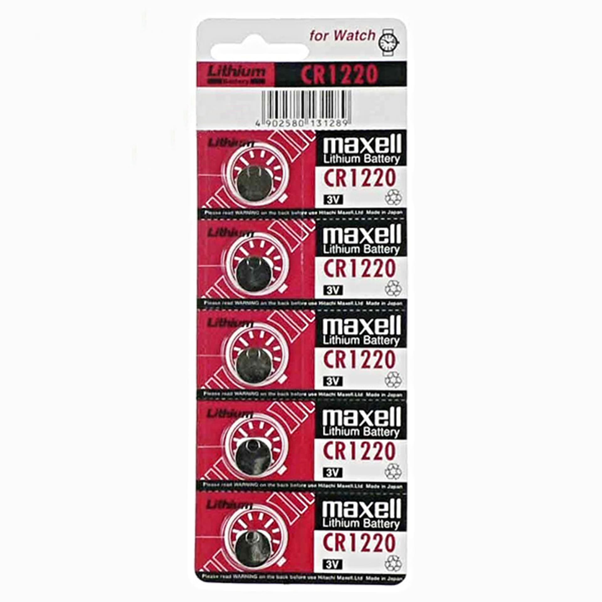 

Bateria Maxell CR1220 5szt/Blist.