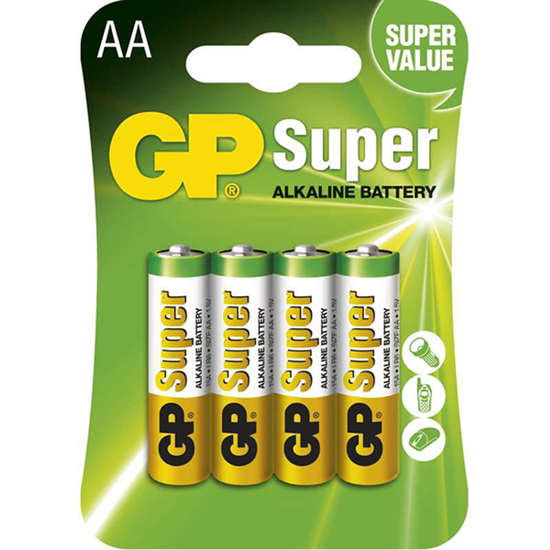 

BATERIA SUPER ALKALINE AA LR6 1.5V 4 SZTUKI