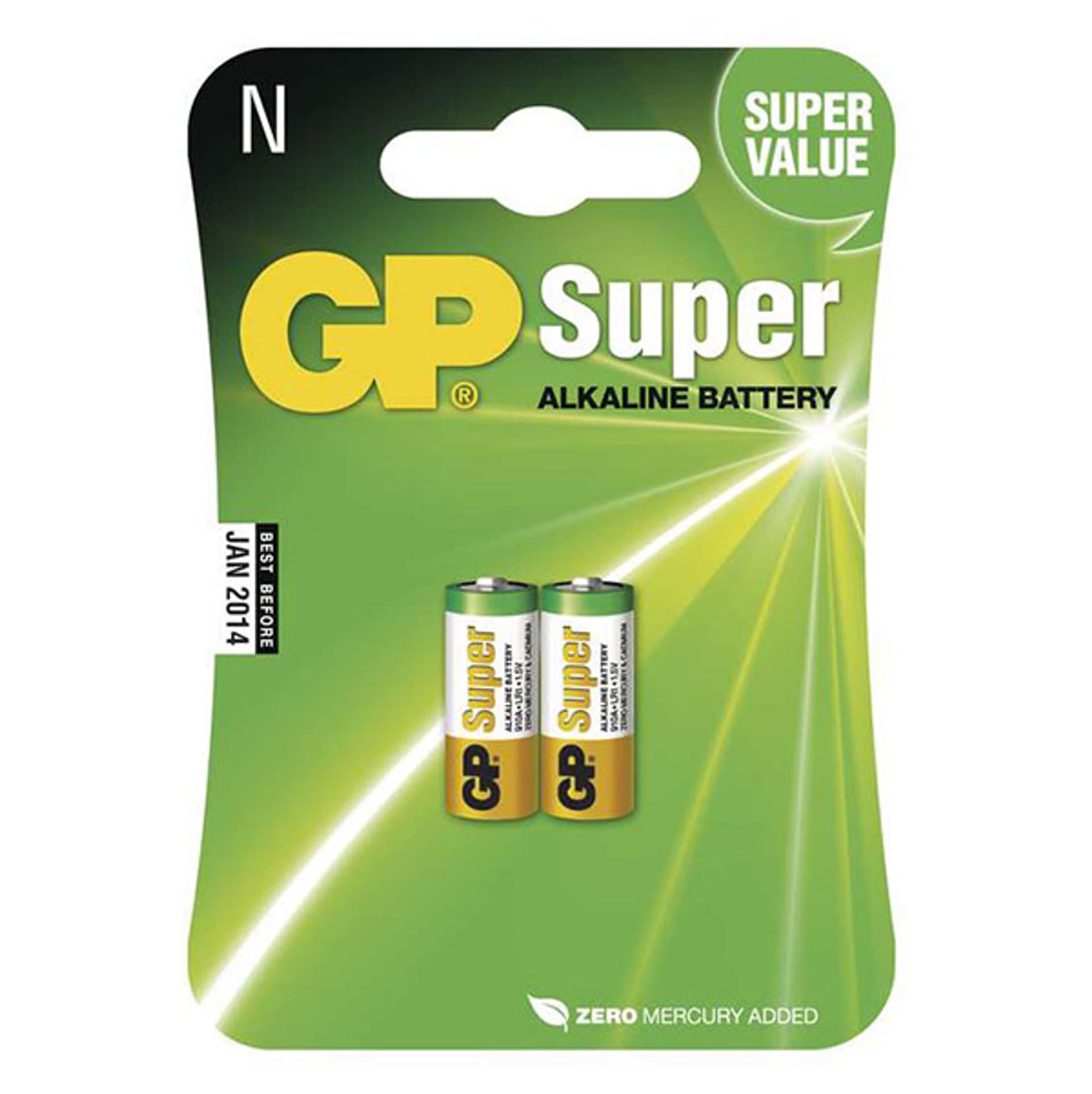 

GP Super Alkaline Battery - Bateria alkaliczna LR1, 1,5 V (2 szt.)