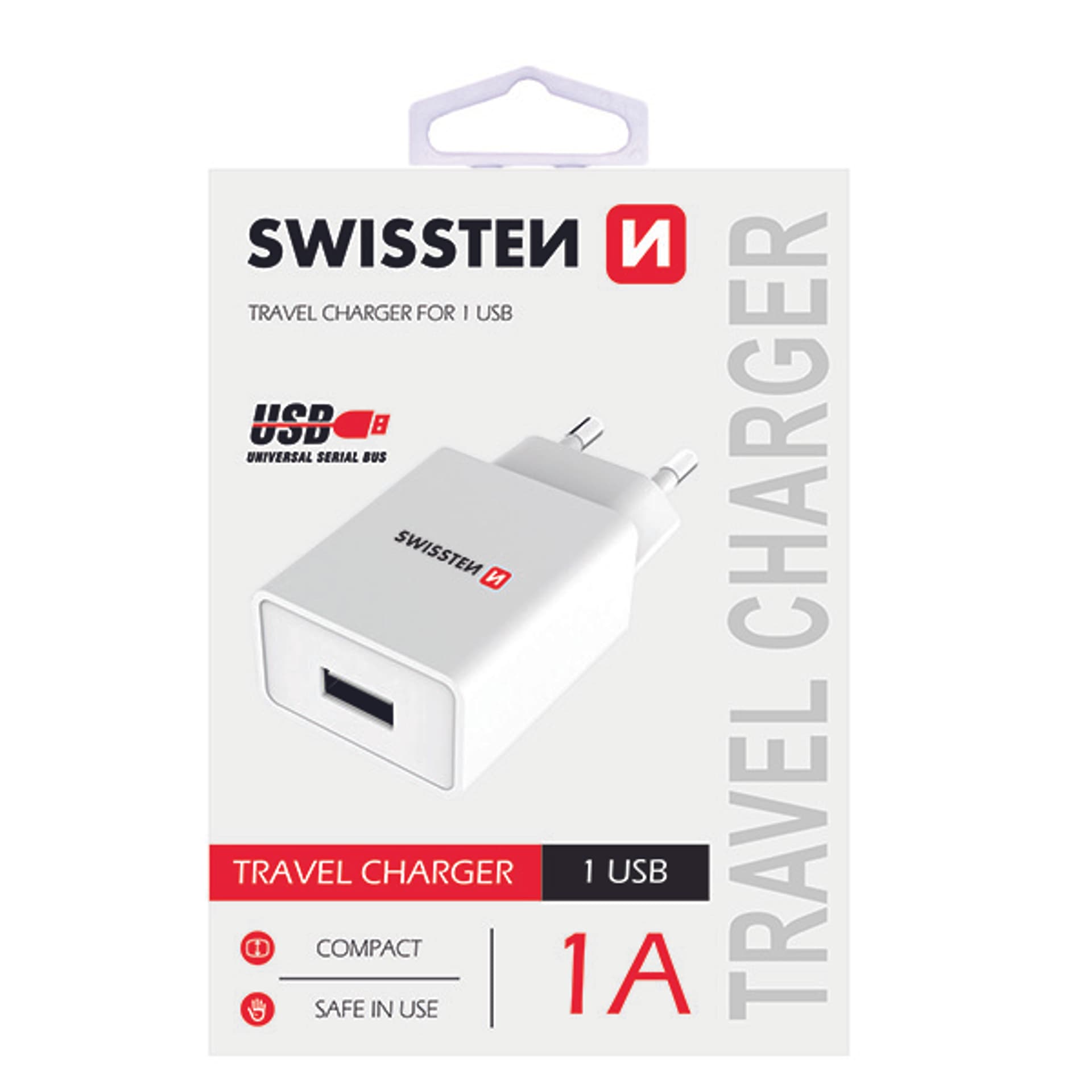 

SWISSTEN Zasilacz / sieciowy adapter 5W, 1 port, USB-A