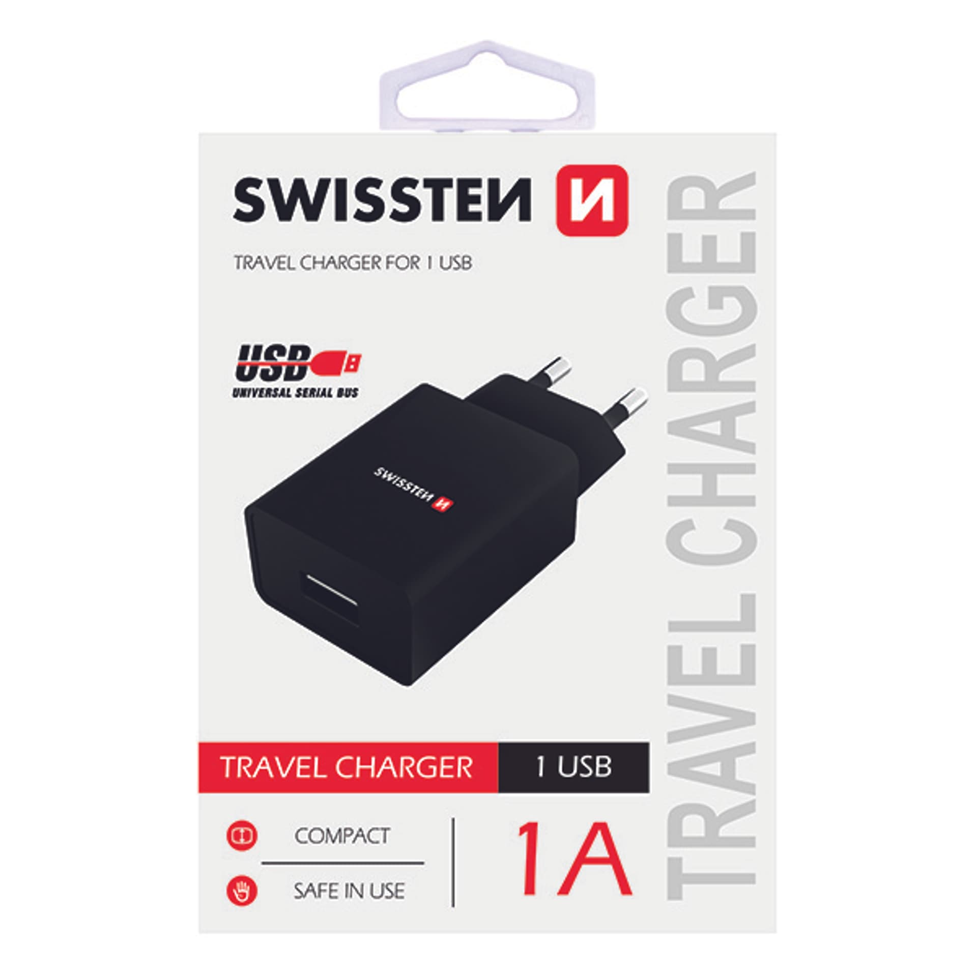 

SWISSTEN Zasilacz / sieciowy adapter 5W, 1 port, USB-A