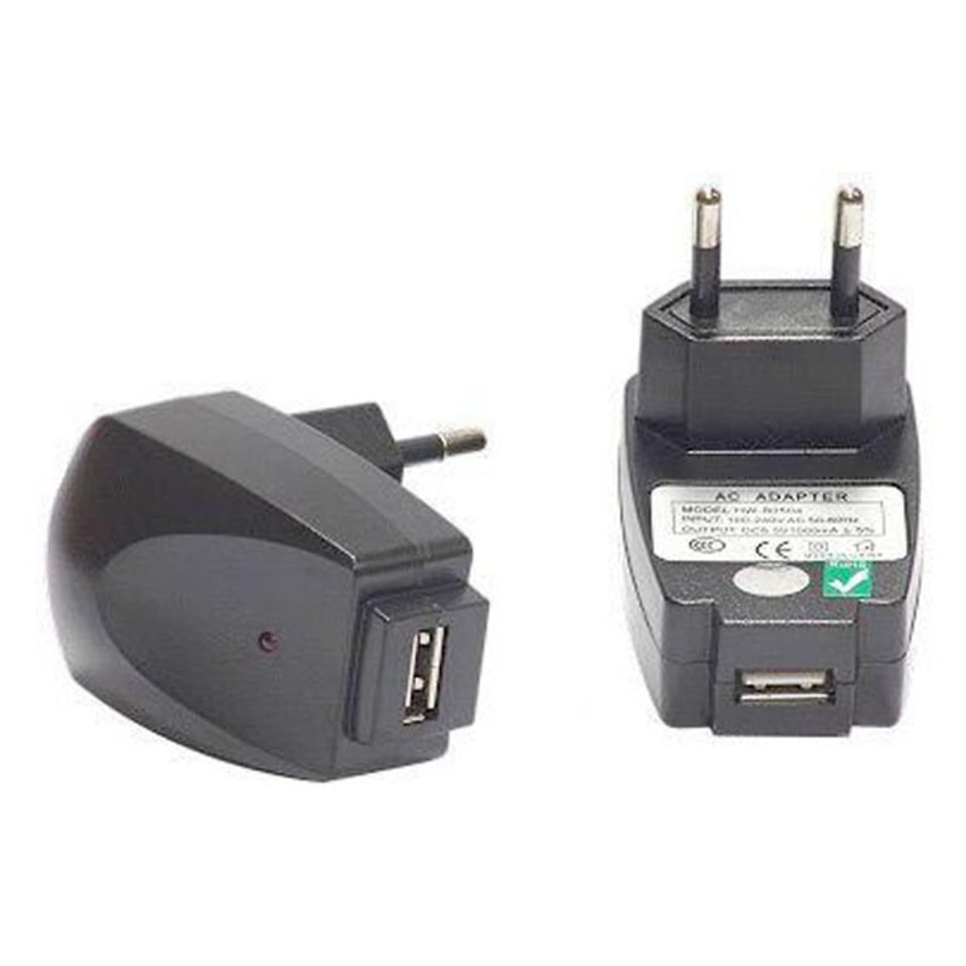 

Zasilacz sieciowy - ładowarka USB 5W, 1 port, USB-A, 5V/1A