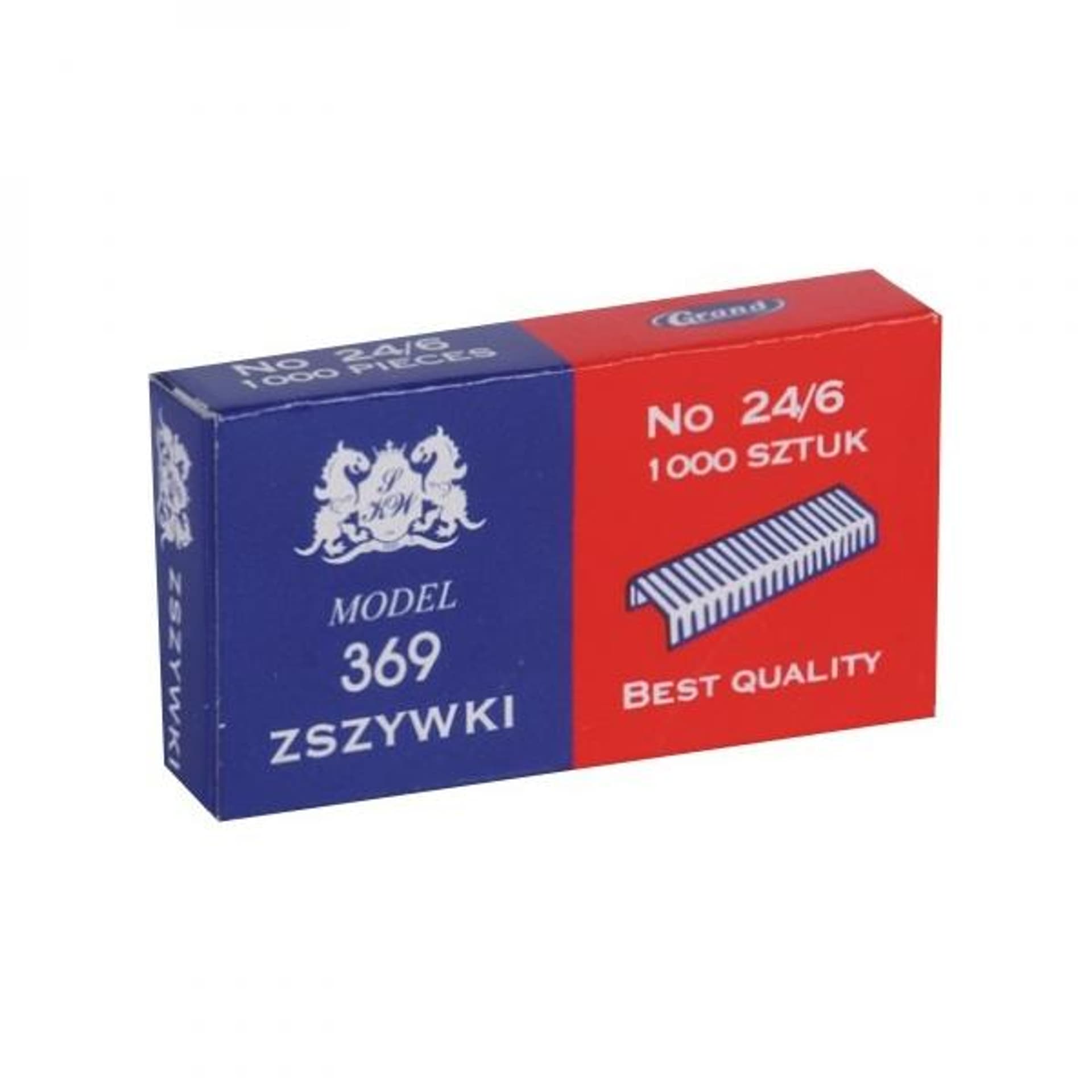 

Zszywki 24/6 GRAND 369 10 paczek x 1000sztuk 110-1388