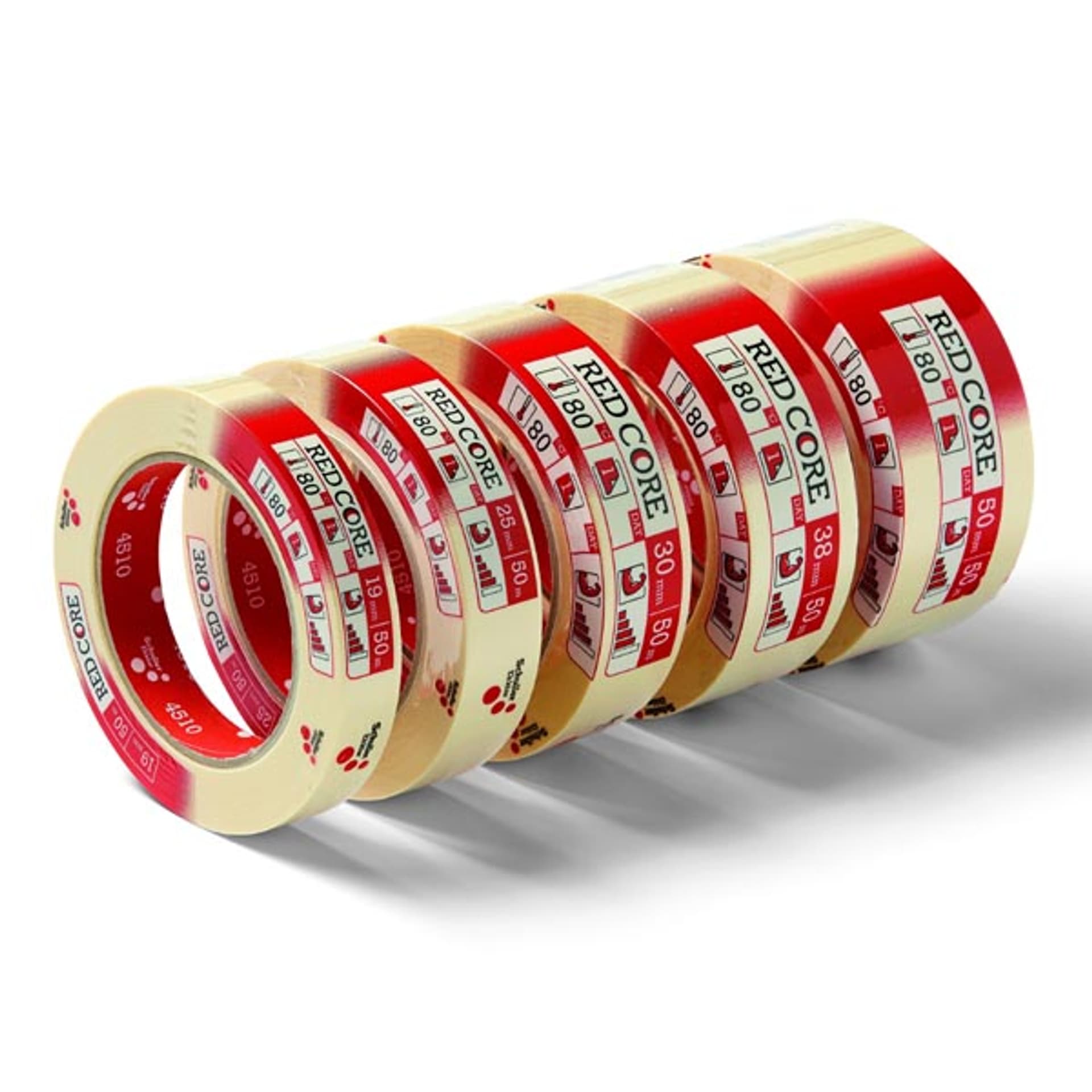 

Taśma Pakowa, RED CORE, maskująca, Schuller Eh,klar, żółta, 50mm, 50m