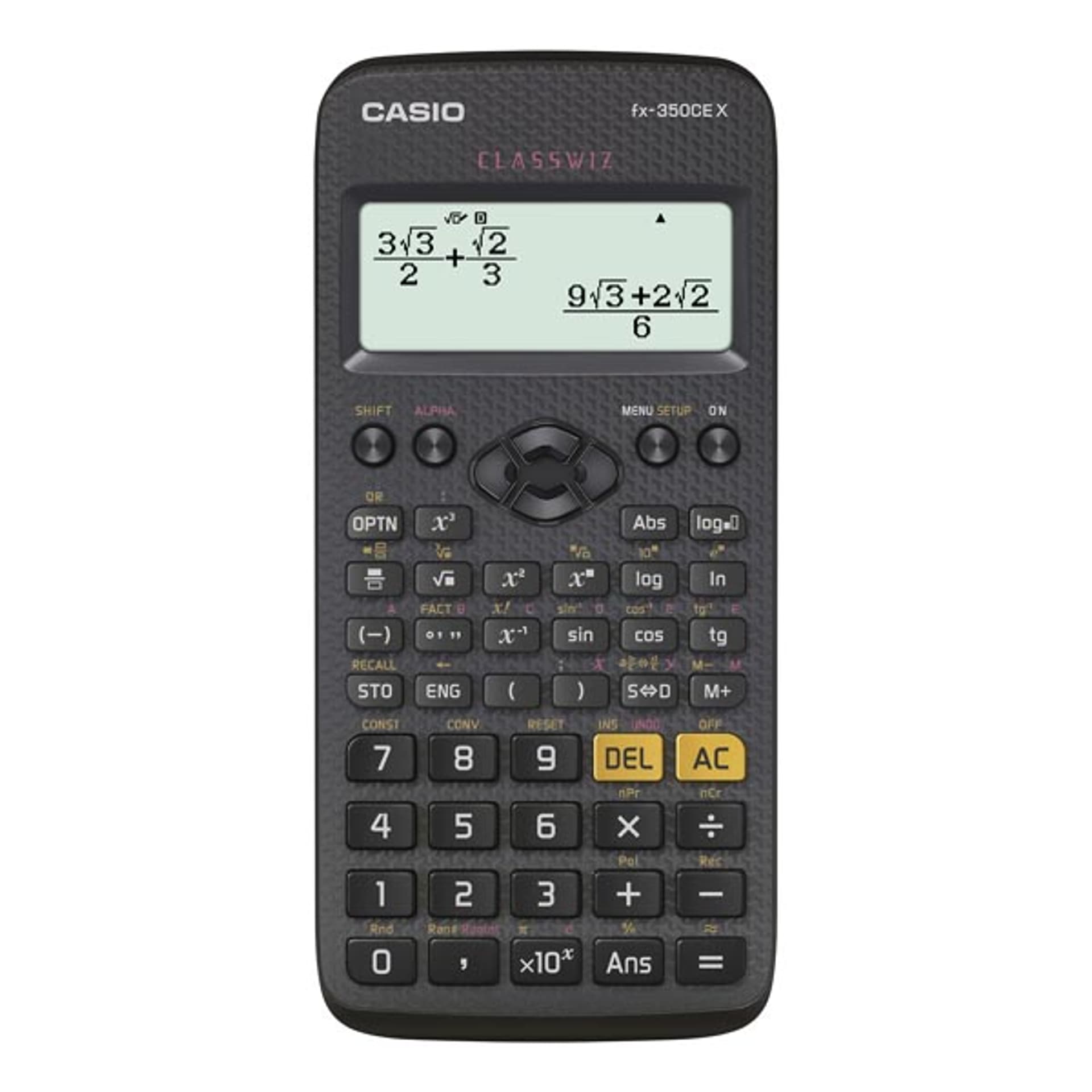 

Casio Kalkulator FX 350 CE X, czarna, szkolny