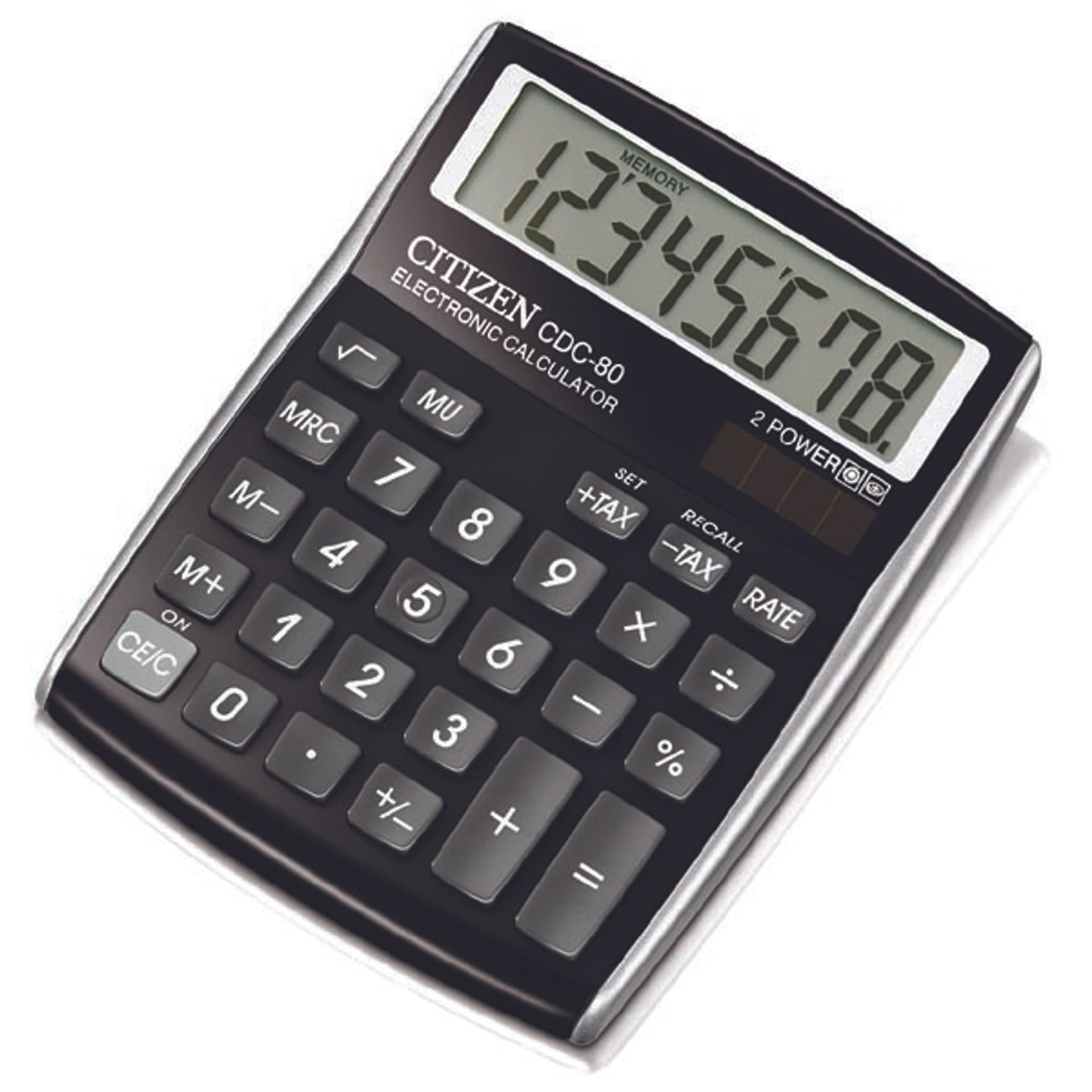 

Citizen Kalkulator CDC80BKWB, czarna, biurkowy, 8 miejsc, automatyczne wyłączanie