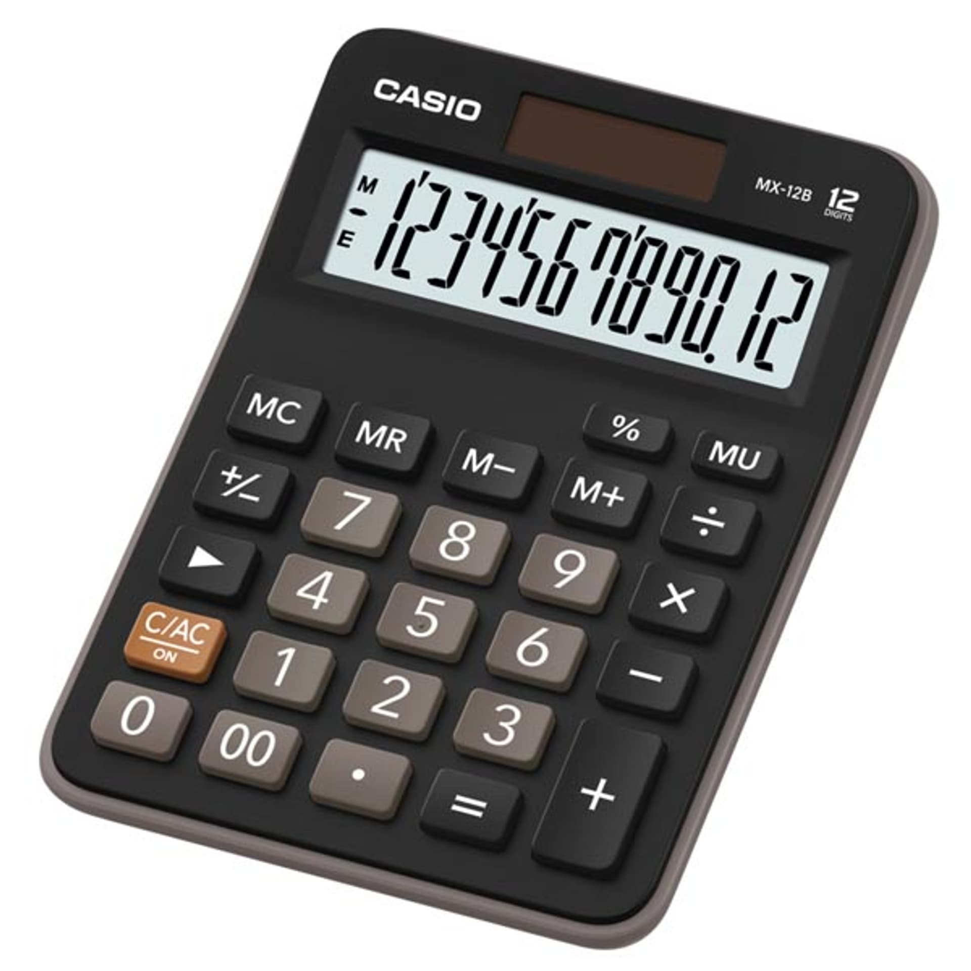 

Casio Kalkulator MX 12 B, czarna, stołowy