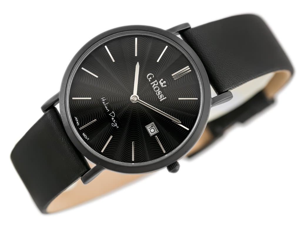 

ZEGAREK MĘSKI G. ROSSI - 10853A - SLIM (zg184d) + BOX, Zg184d) + bo