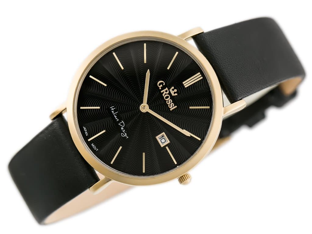 

ZEGAREK MĘSKI G. ROSSI - 10853A - SLIM (zg184e) + BOX, Zg184e) + bo