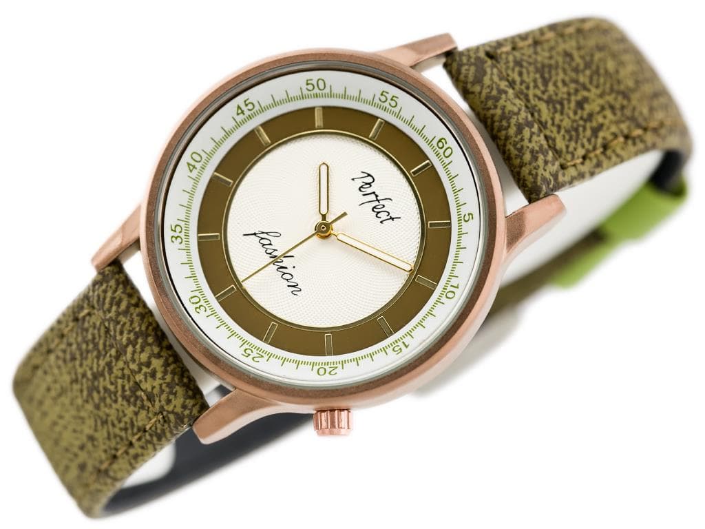 

ZEGAREK DAMSKI PERFECT A379 - olive (zp826c)