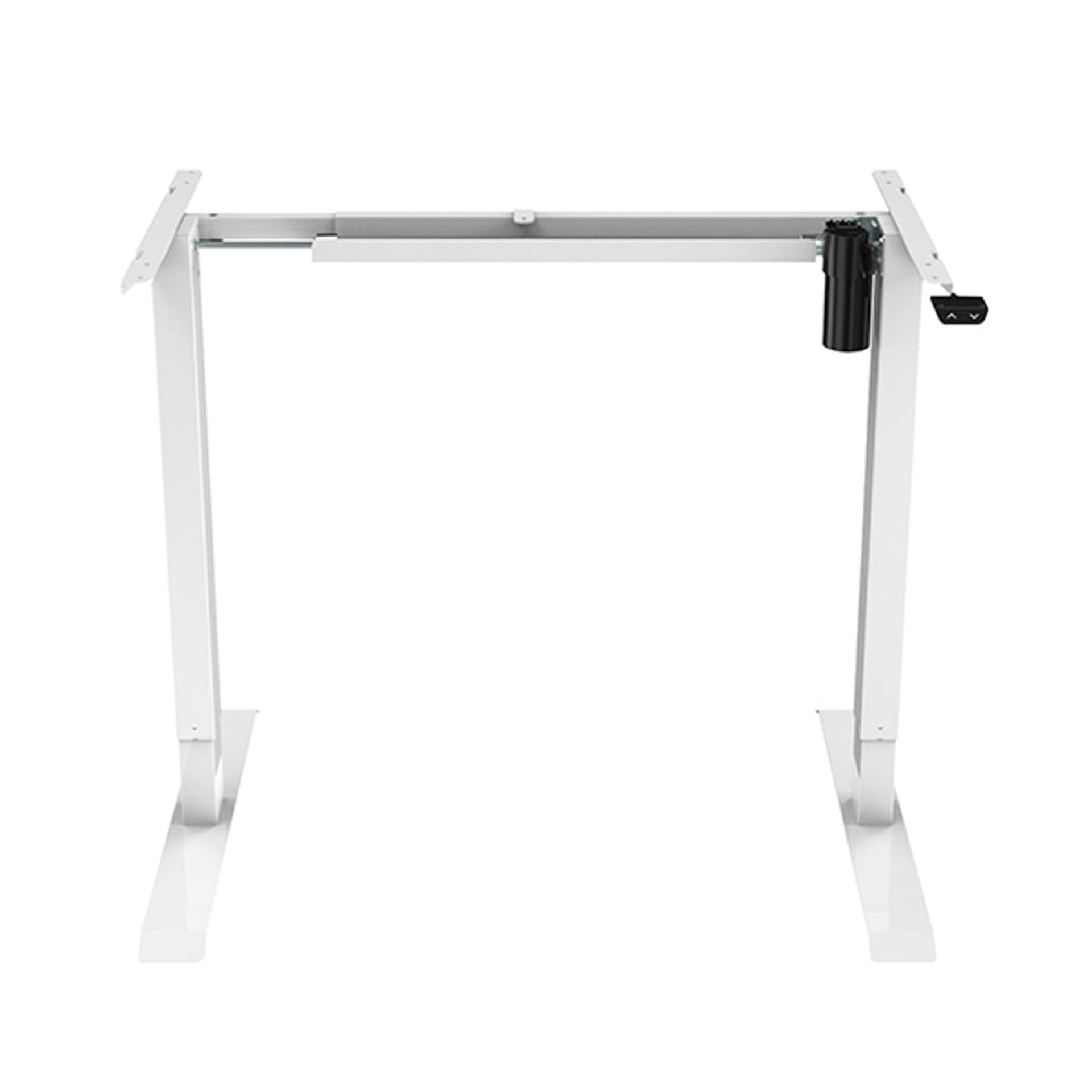 

Stelaż / podstawa biurka, elektycznie regulowany, regulacja rozstawu 500mm, biały, 70 kg nośność, ergo