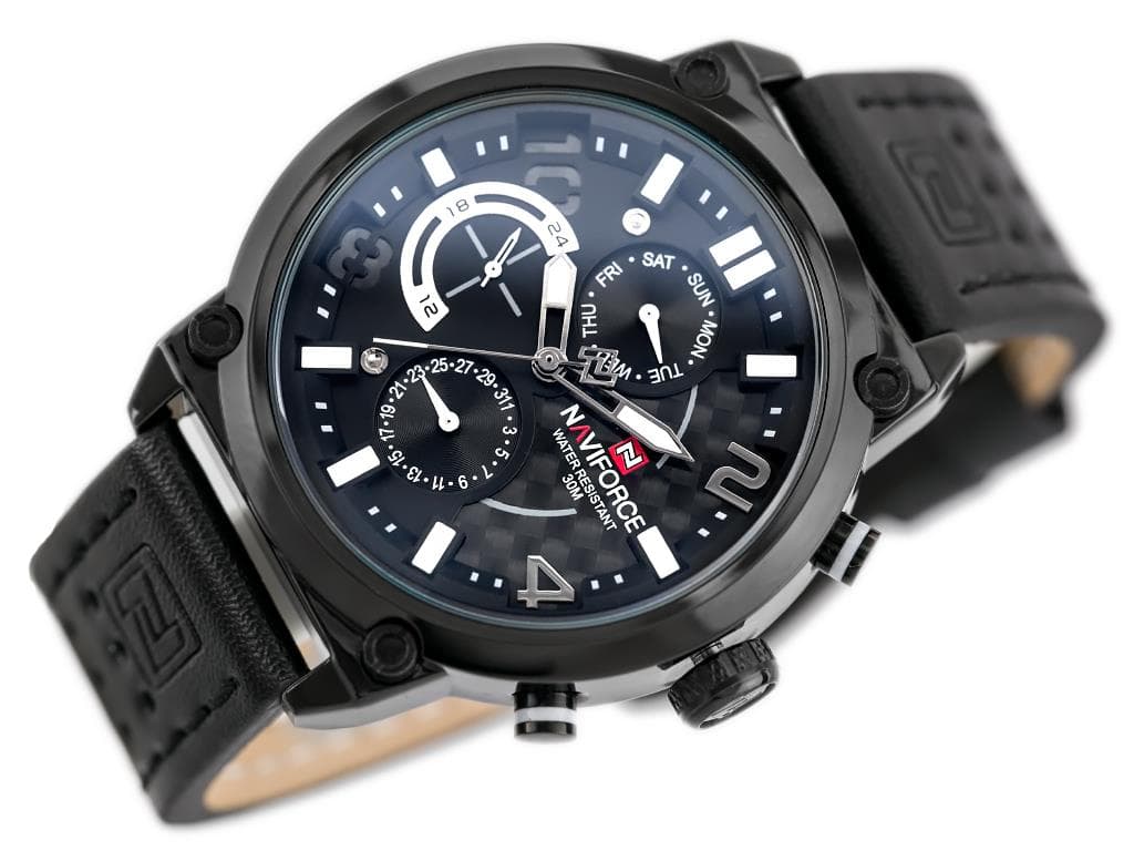 

ZEGAREK MĘSKI NAVIFORCE HUSTER (zn027a) - pasek, Zn027a) - pase