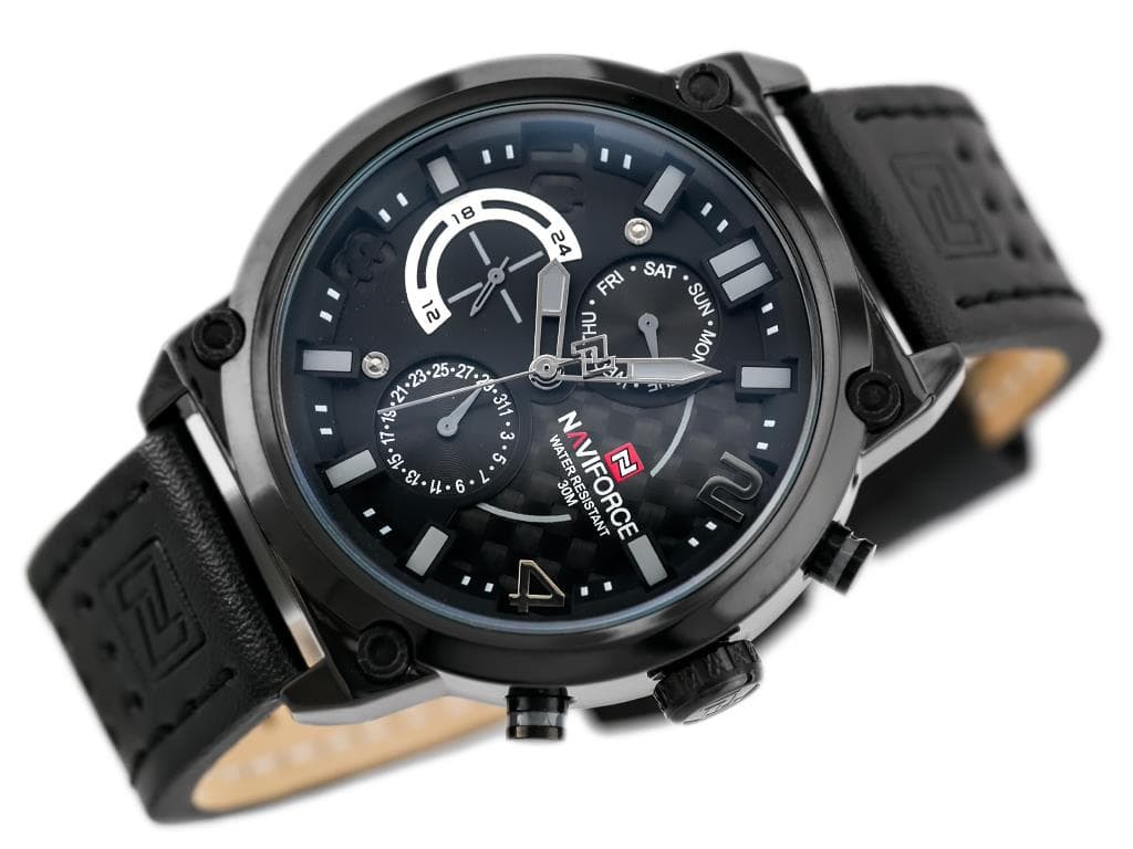 

ZEGAREK MĘSKI NAVIFORCE HUSTER (zn027b) - pasek, Zn027b) - pase