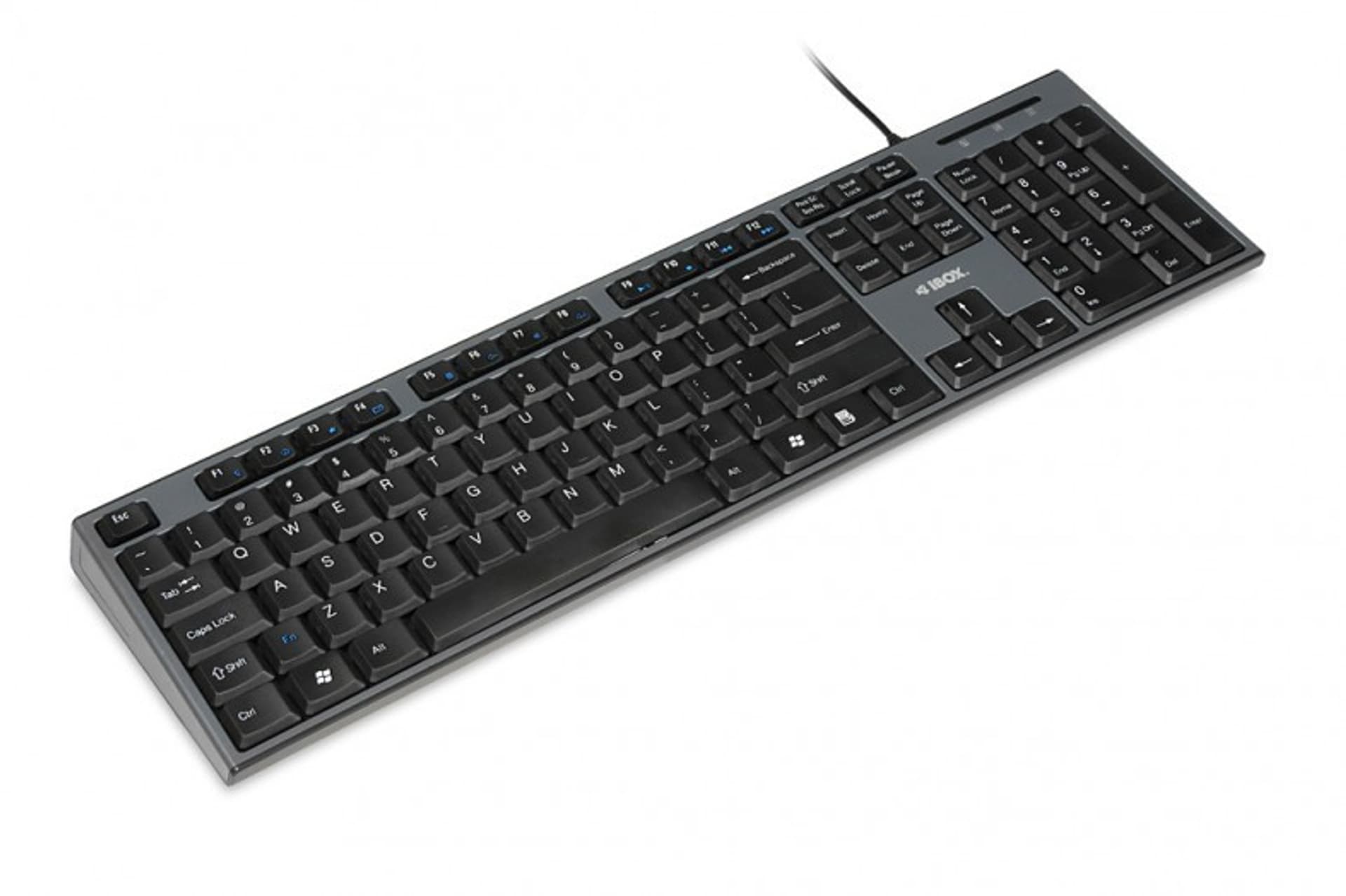 

Zestaw klawiatura + mysz IBOX IKMS606 (USB 2.0; (US); czarna, optyczna; 800 DPI)
