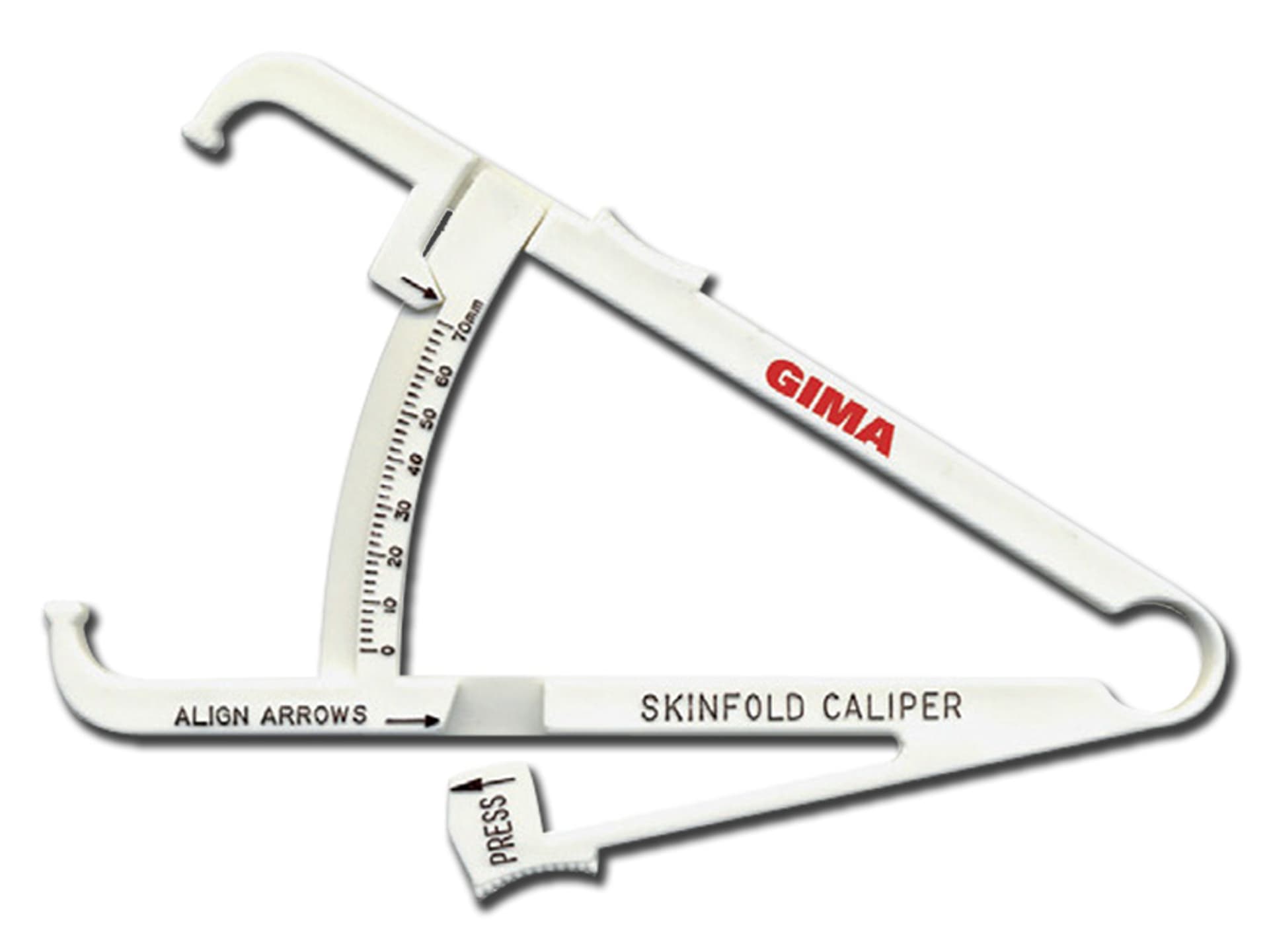 

BODY FAT CALIPER - plastic Fałdomierz przyrząd do mierzenia tkanki tłuszczowej