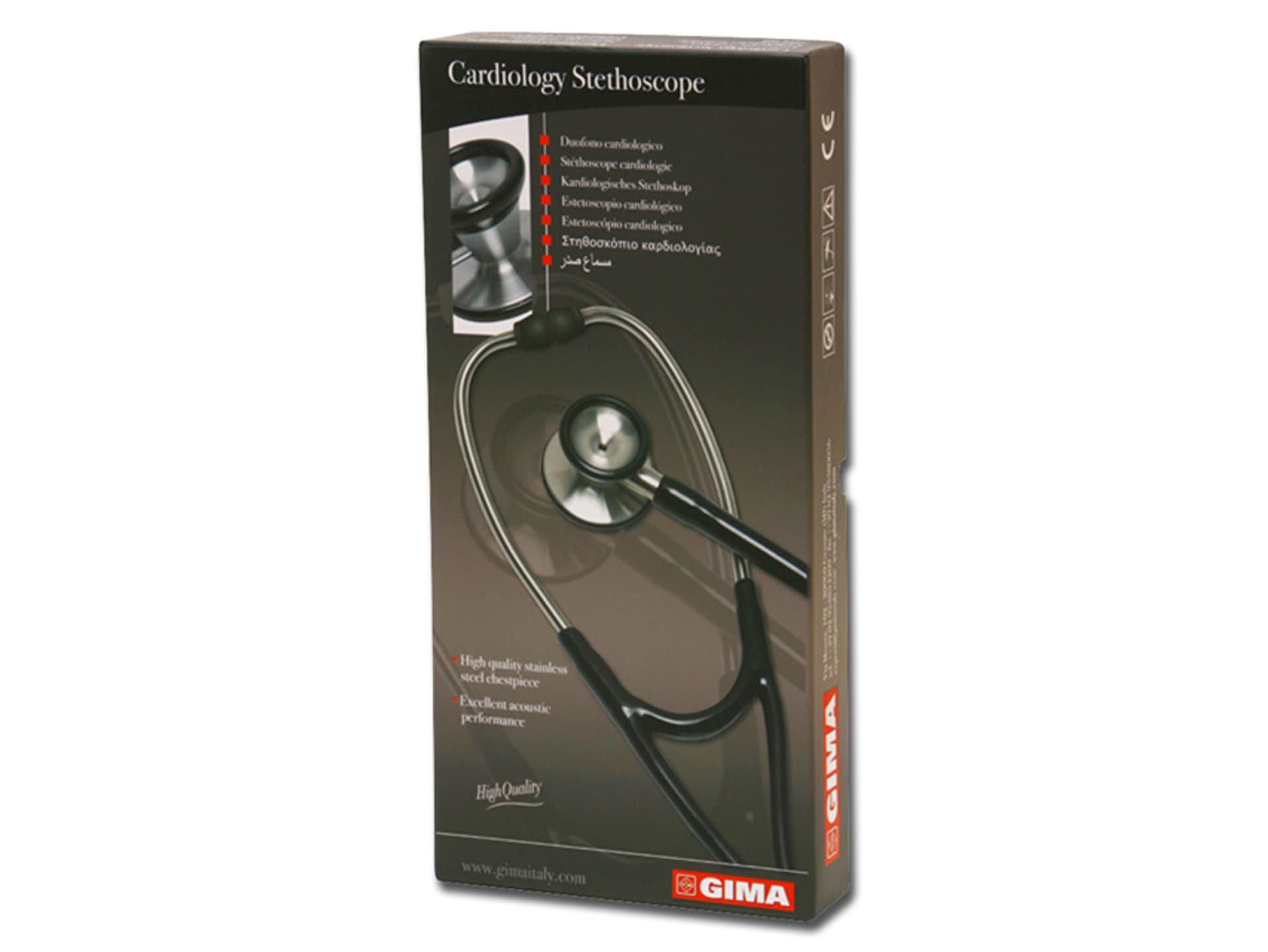 

GIMA-CARDIOLOGY CLASSIC Stetoskop - Y black Stetoskop Kardiologiczny