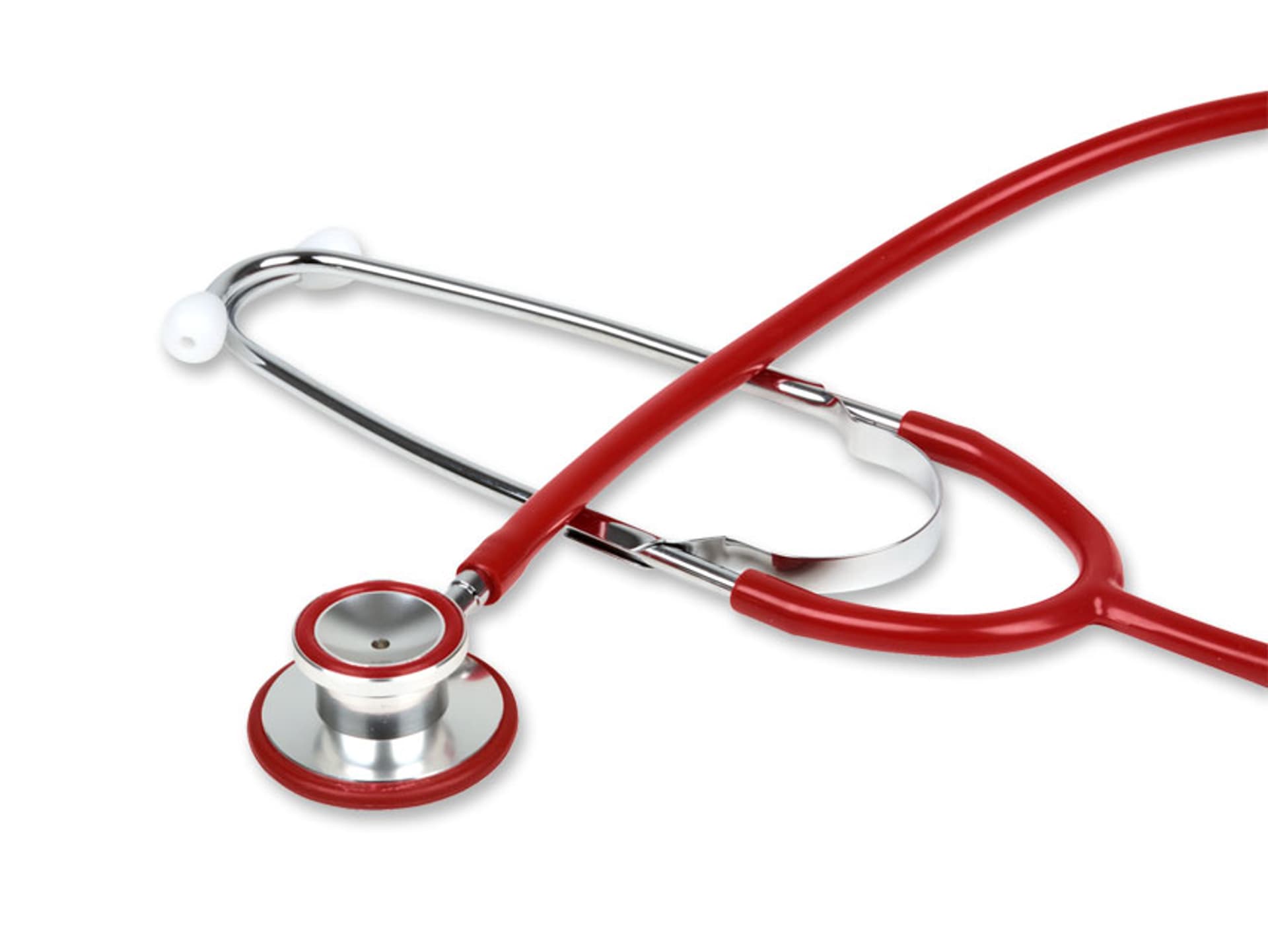 

TRAD DOUBLE HEAD STETHOSCOPE - red Stetoskop internityczny