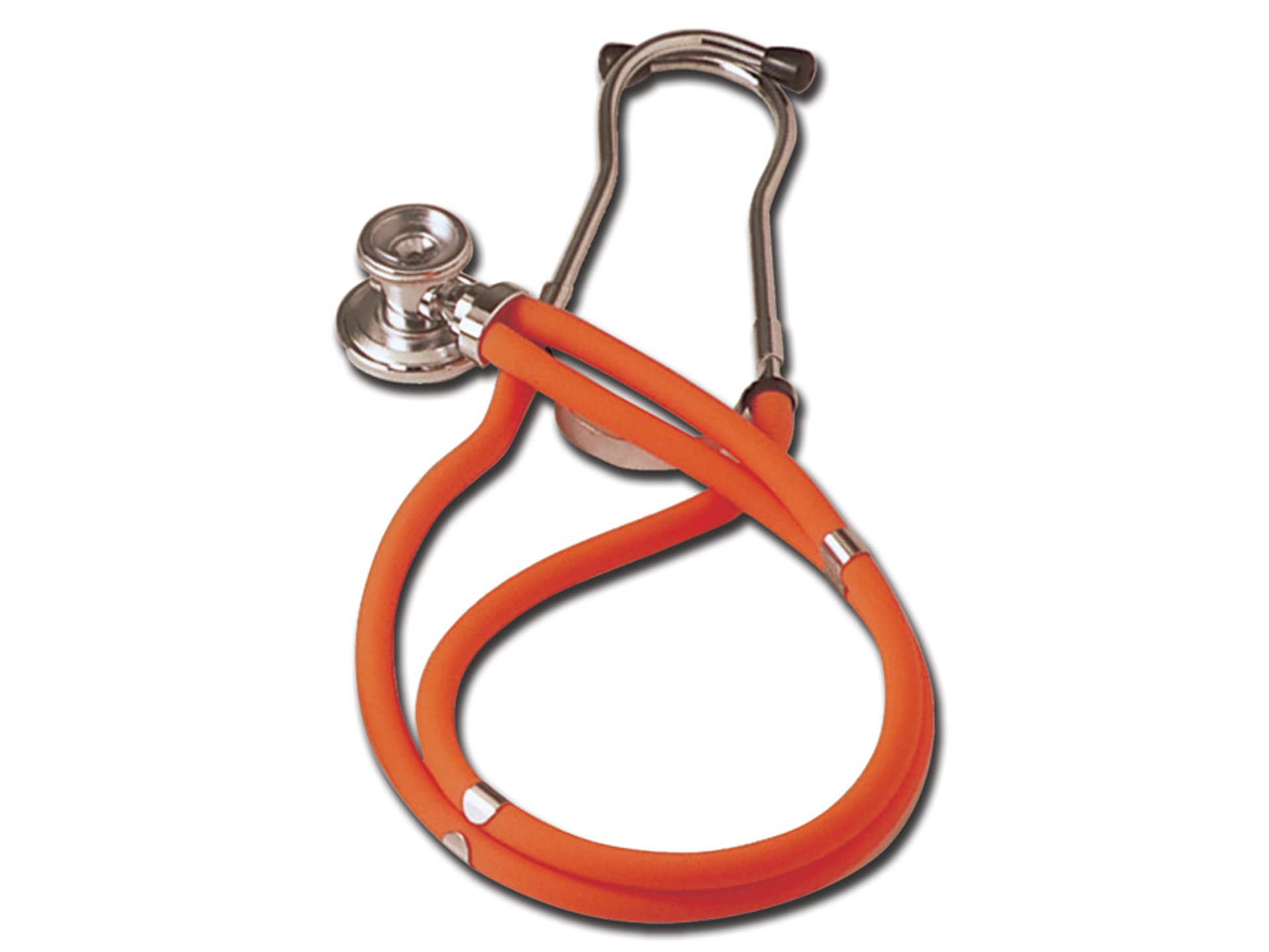 

JOTARAP DOUBLE HEAD/TUBE STETHOSCOPE - pomaranczowy Stetoskop internistyczny