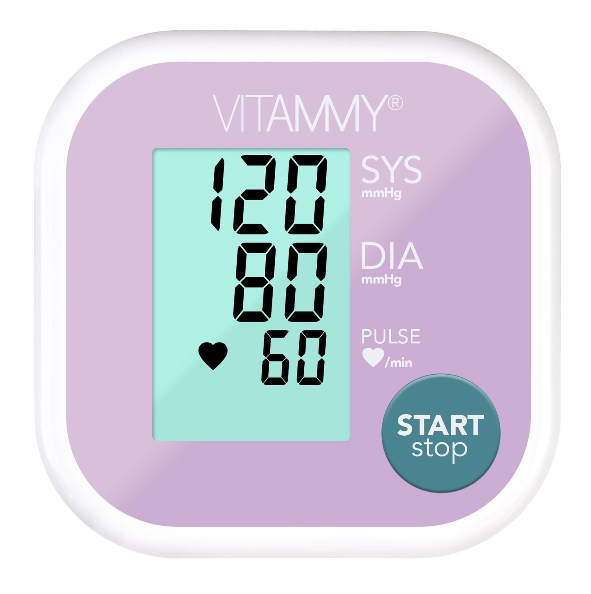 

VITAMMY Beat Heather Ciśnieniomierz naramienny osobisty wrzosowy