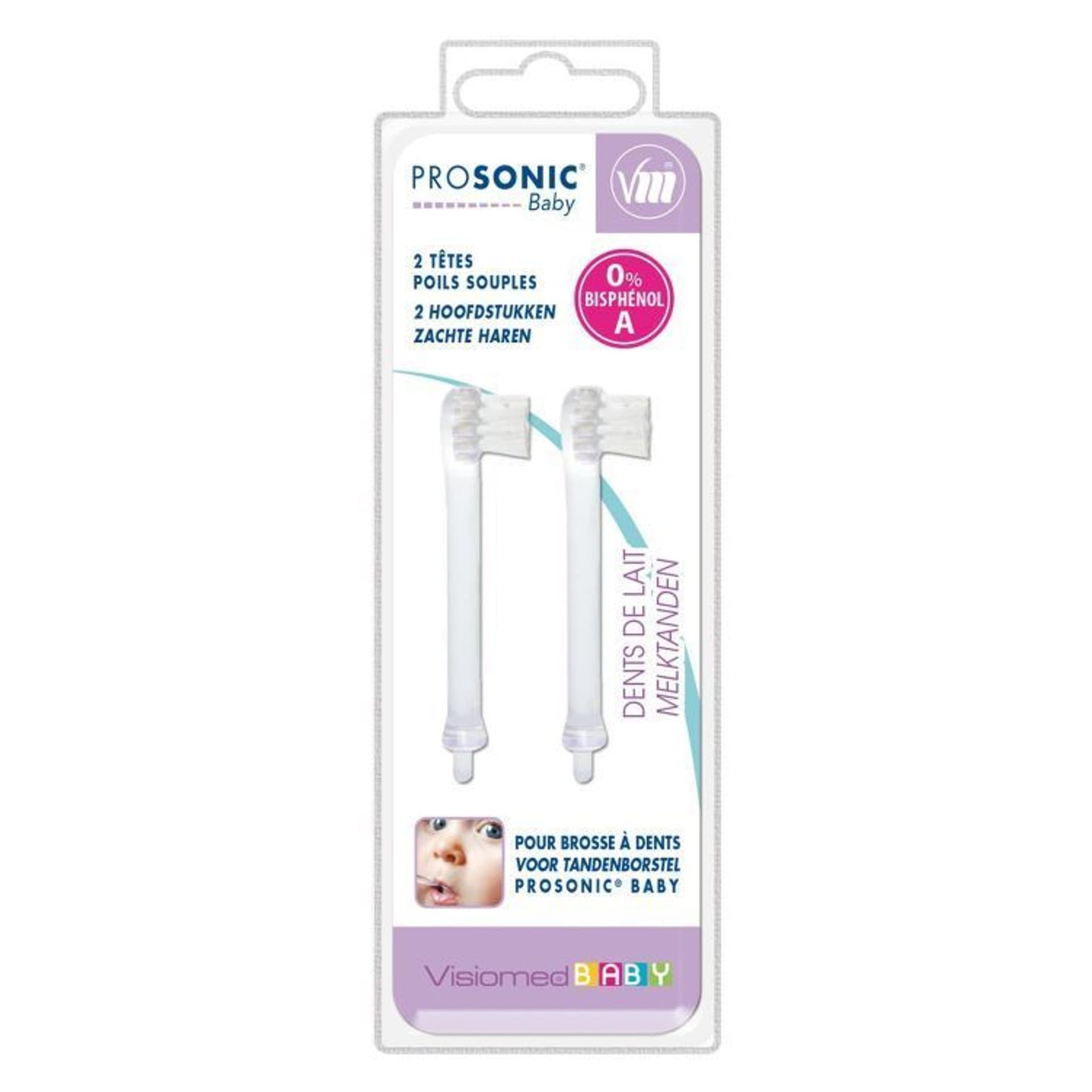 

Visiomed Prosonic Baby Koncówki do szczoteczki