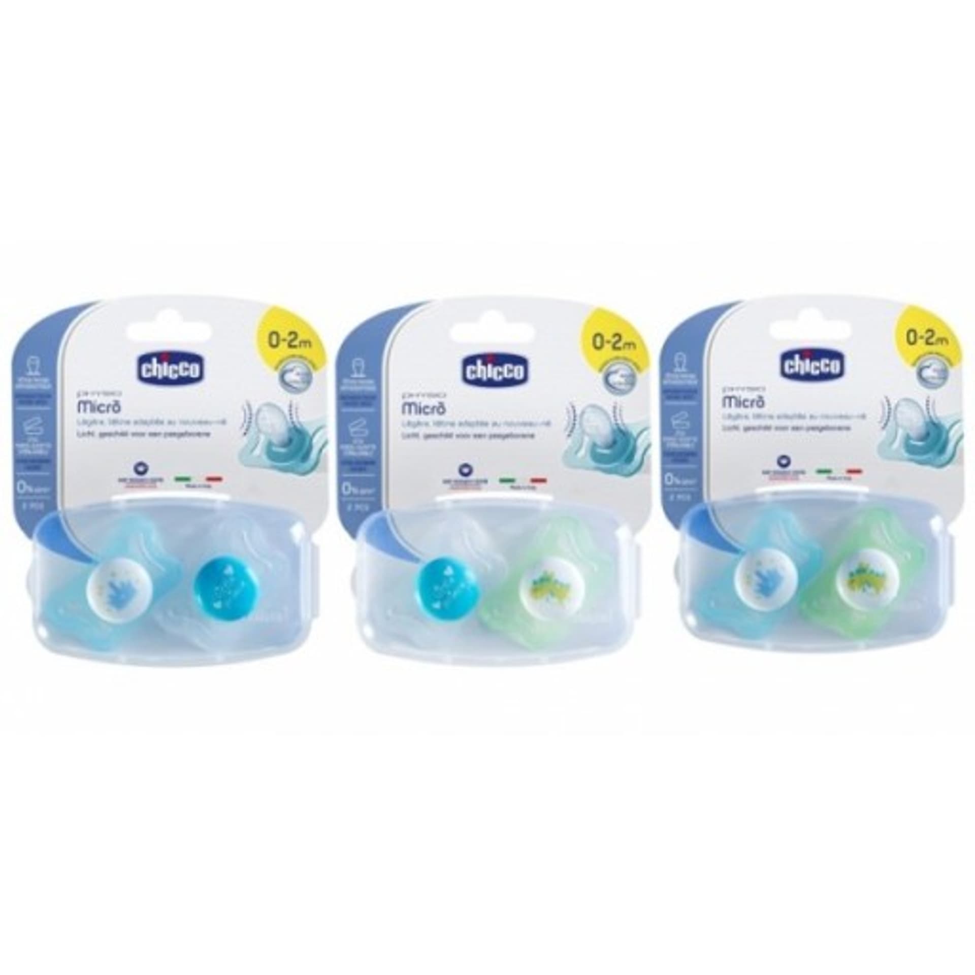 

Chicco Physio Micro Smoczek do uspokajania niebieski