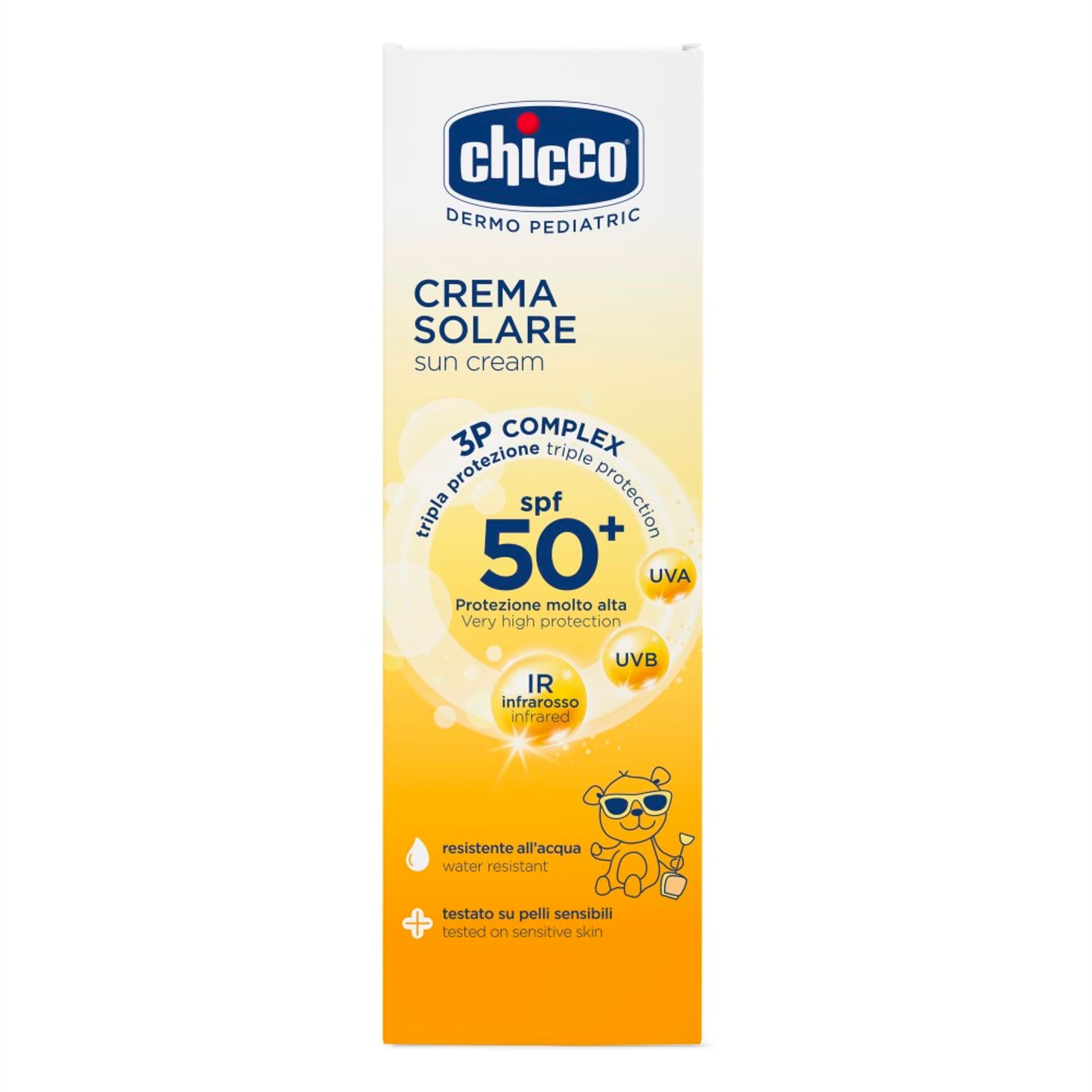 

Chicco Krem do opalania SPF 50+ Krem do opalania dla najmłodszych SPF 50+