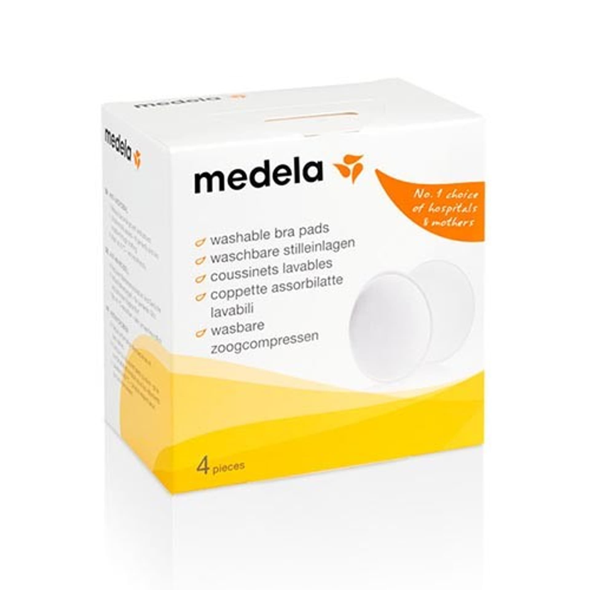 

Medela wkładki laktacyjne Miękkie i chłonne wielorazowe wkładki laktacyjne - 4szt.