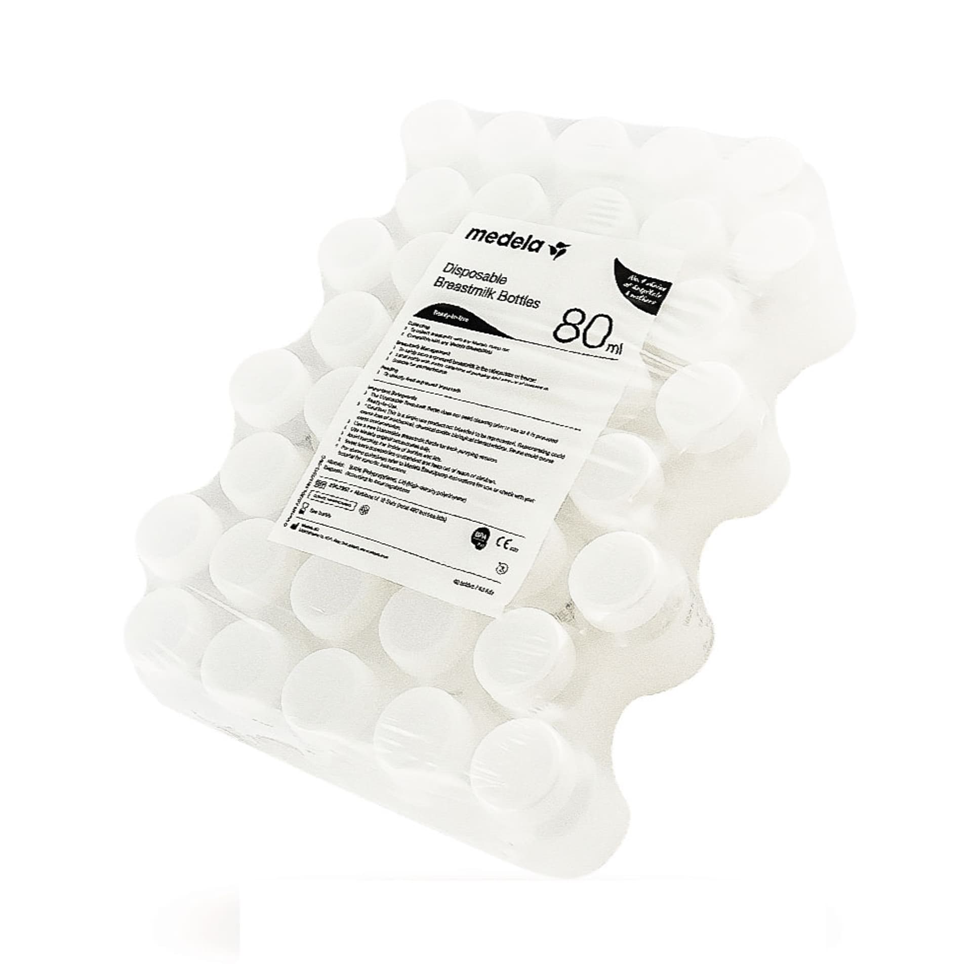 

Medela butelka jednorazowa - 40szt-80 ml Jednorazowe butelki do odciągania i przechowywania pokarmu