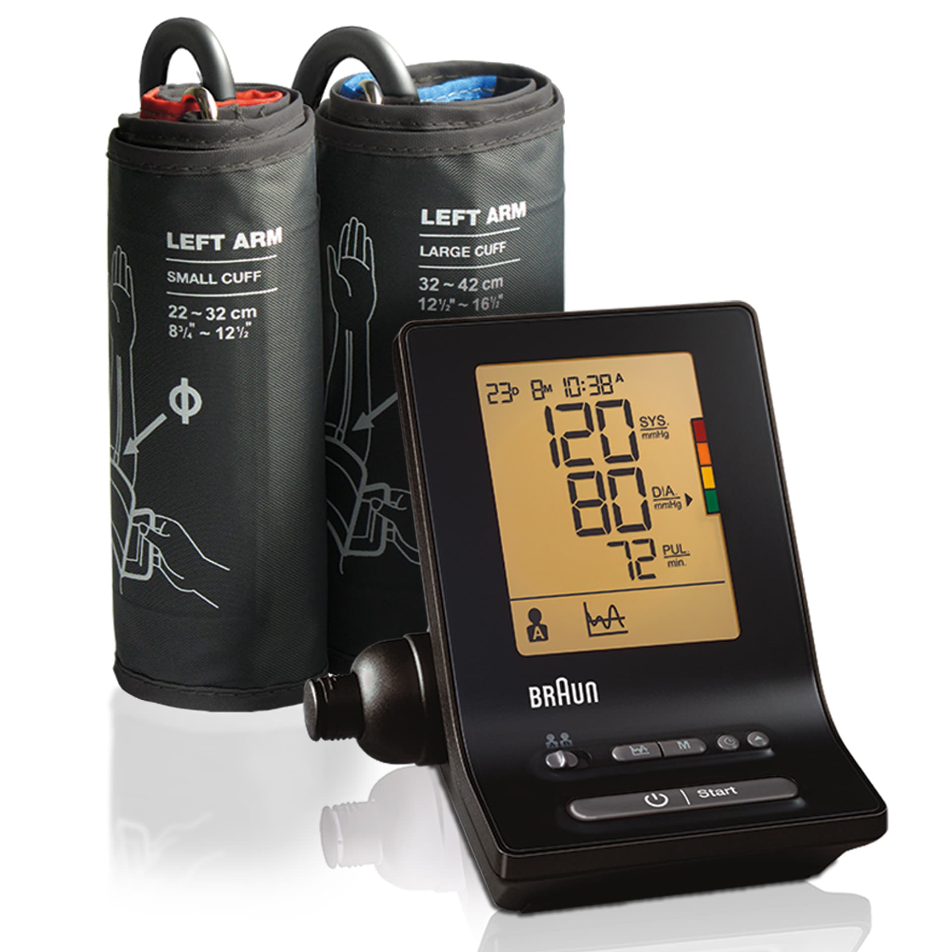 

Ciśnieniomierz naramienny Braun ExactFit 5 BP6200. Ciśnieniomierz naramienny 22-32 i 32-42 cm z podświetleniem