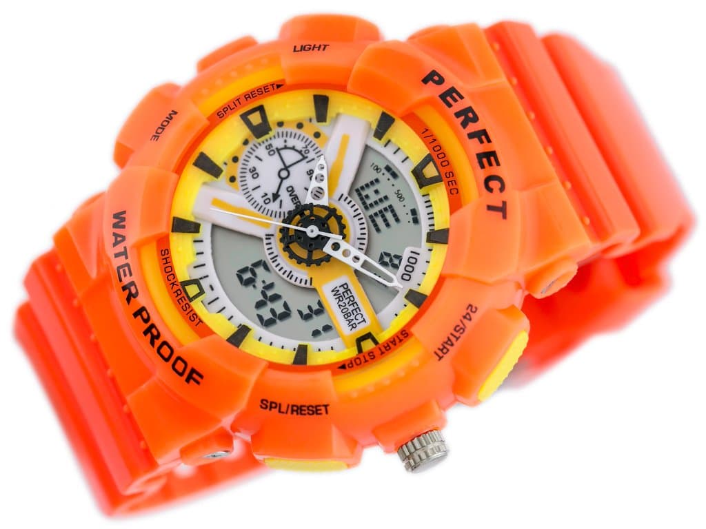 

ZEGAREK MĘSKI PERFECT SHOCK (zp219f) - orange, Zp219f) - orang