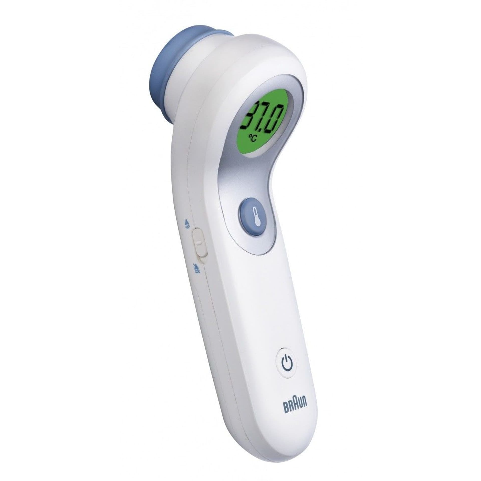 

Braun No Touch + forehead NTF 3000 Termometr bezdotykowy z dwoma sposobami pomiaru