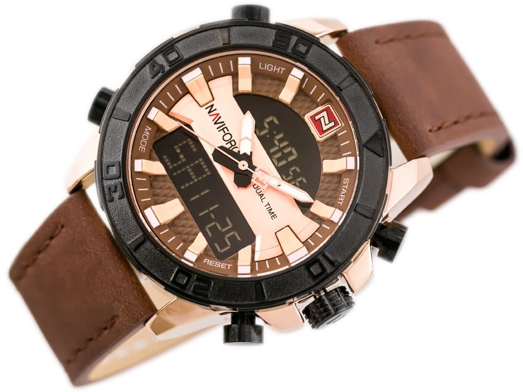 

ZEGAREK MĘSKI NAVIFORCE - NF9114 (zn046e) - brown/rosegold, Zn046e) - brown/rosegol