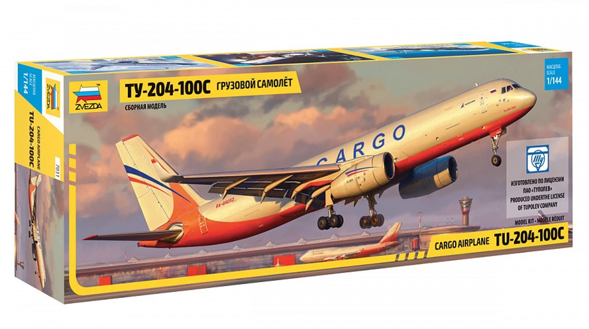 

Model plastikowy Tupolev Tu204-100 Cargo