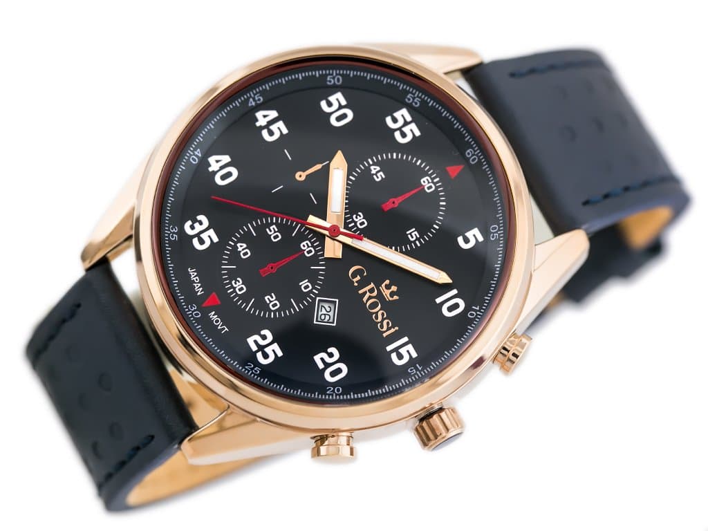 

ZEGAREK G. ROSSI - 7116A (zg215f) + BOX, Zg215f) + bo