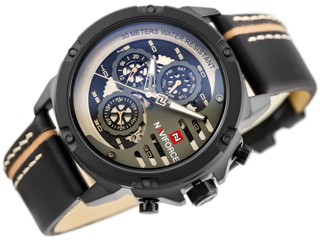 

ZEGAREK MĘSKI NAVIFORCE - NF9110 (zn047e) - black/graphite, Zn047e) - black/graphit
