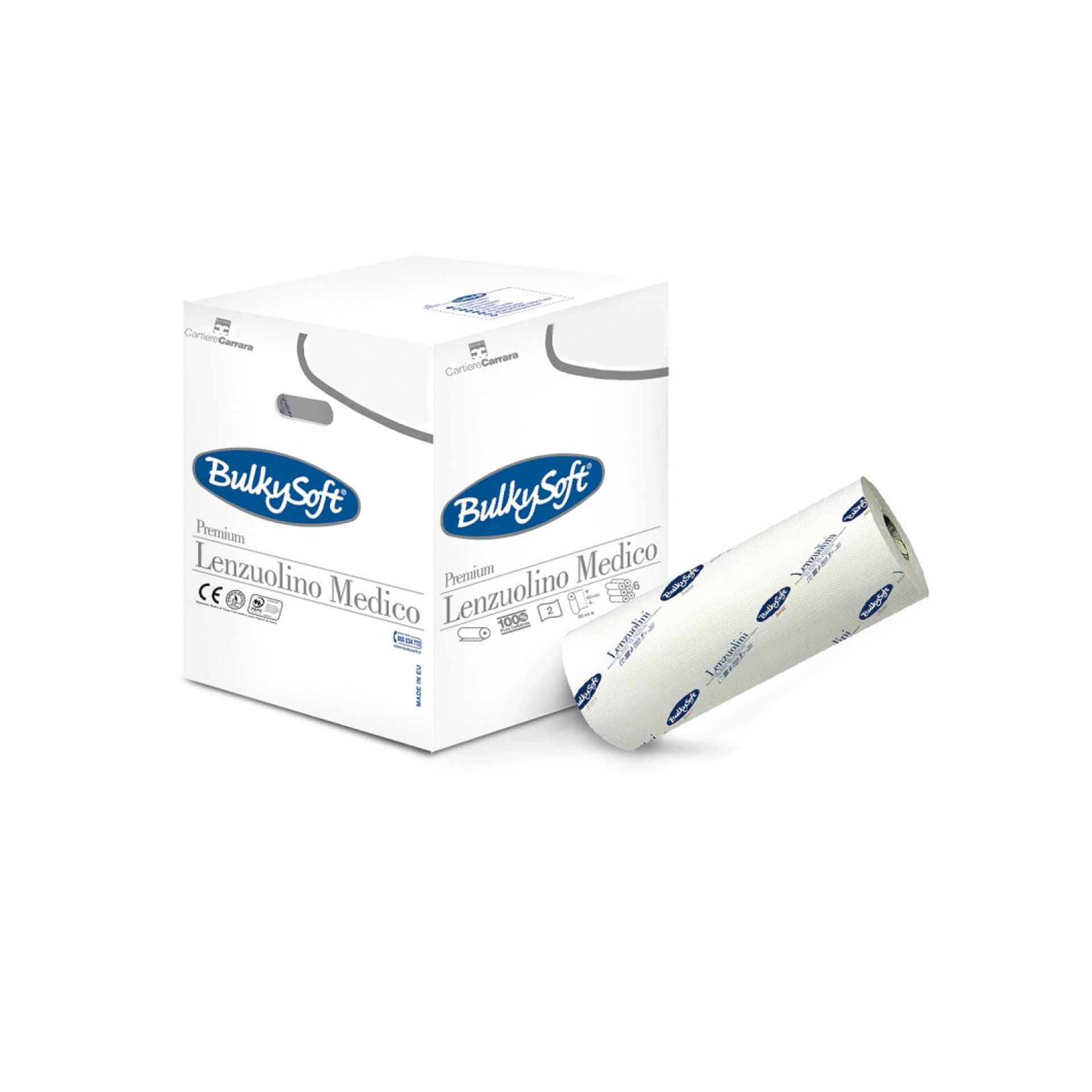 

Bulkysoft podkład medyczny-60 cm X 80 m Biały, dwuwarstwowy