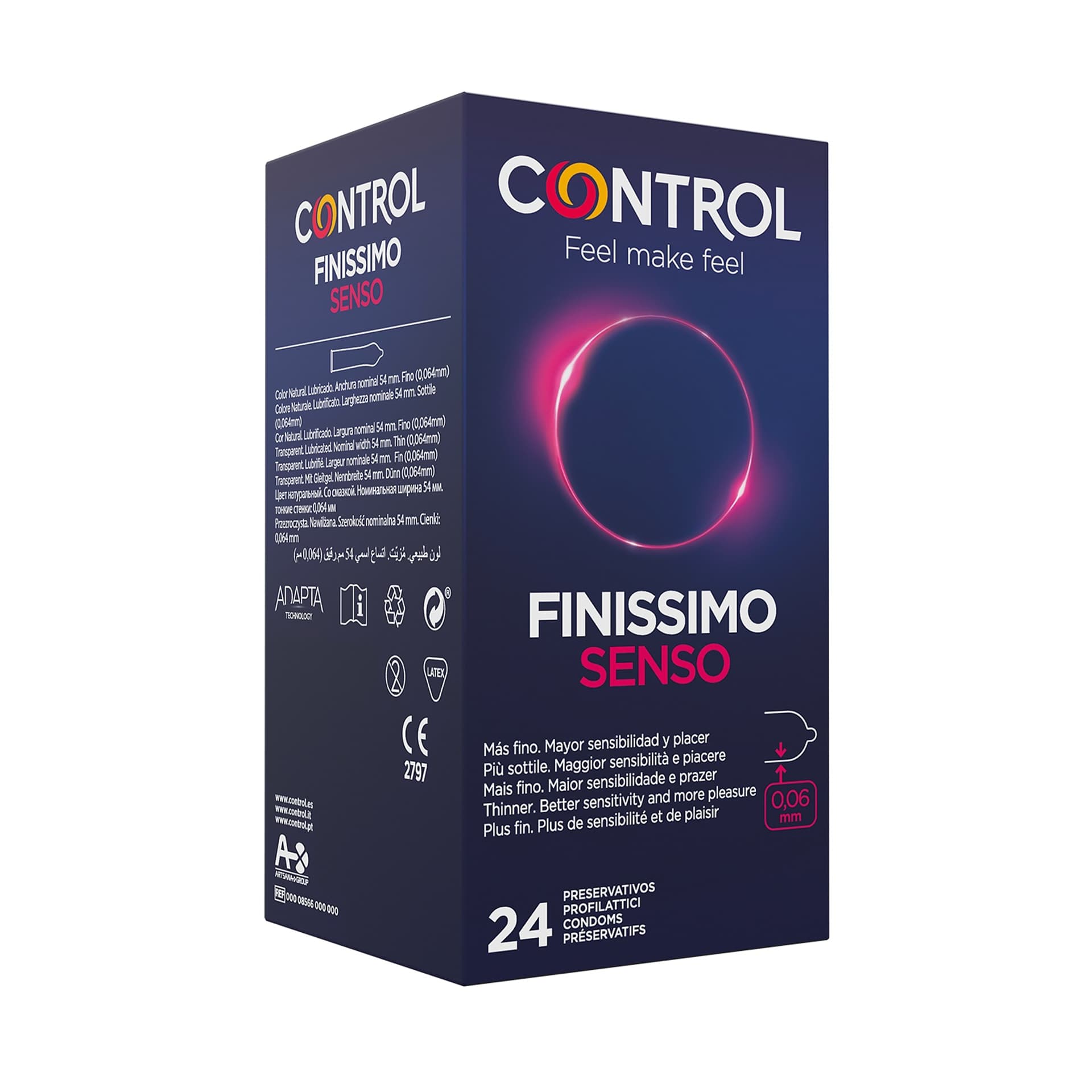 

Control Senso Cienkie prezerwatywy w opakowaniu 24 szt.