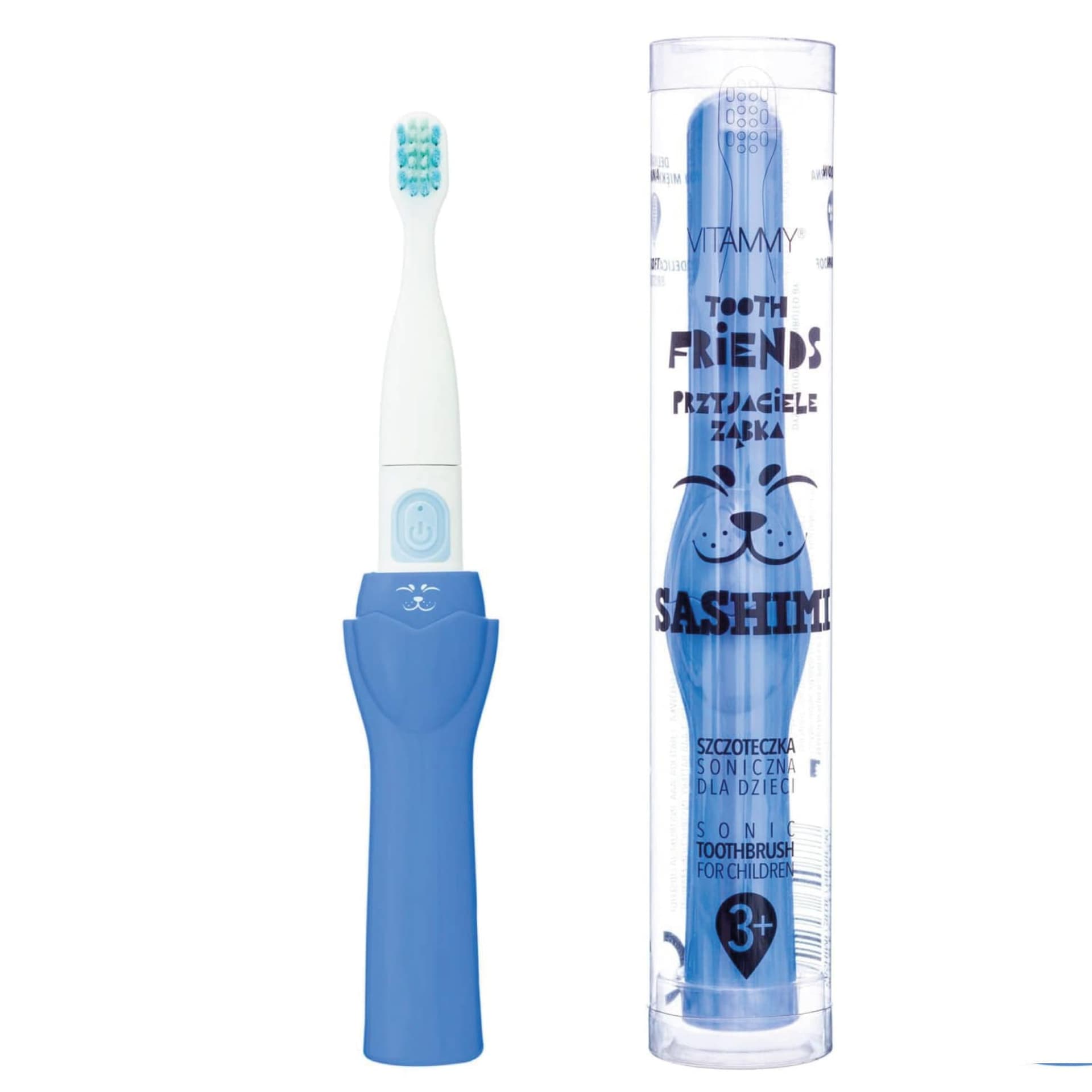 

VITAMMY Tooth Friends Dark blue SASHIMI Szczoteczka soniczna dla dzieci 3+
