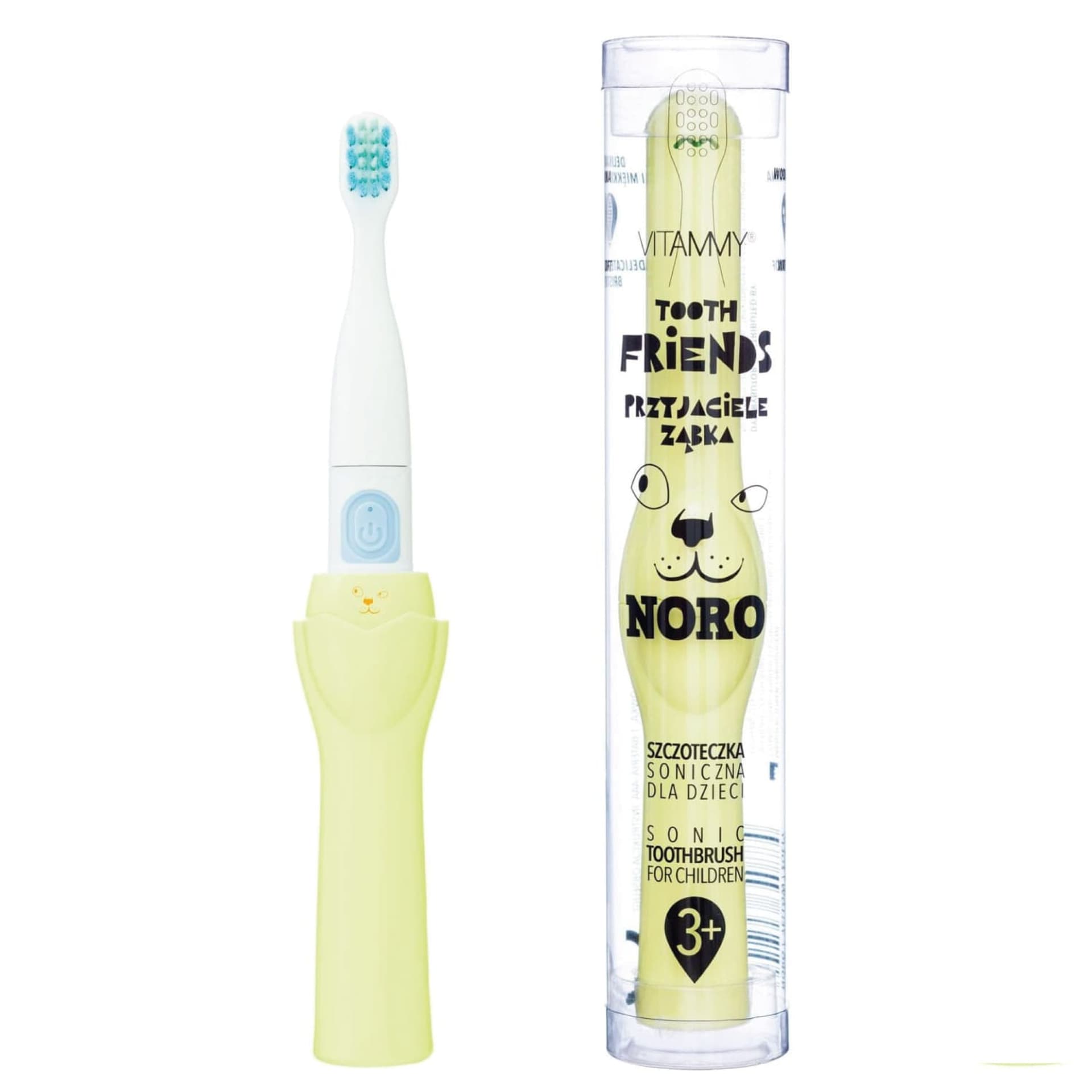 

VITAMMY Tooth Friends Yellow NORO Szczoteczka soniczna dla dzieci 3+