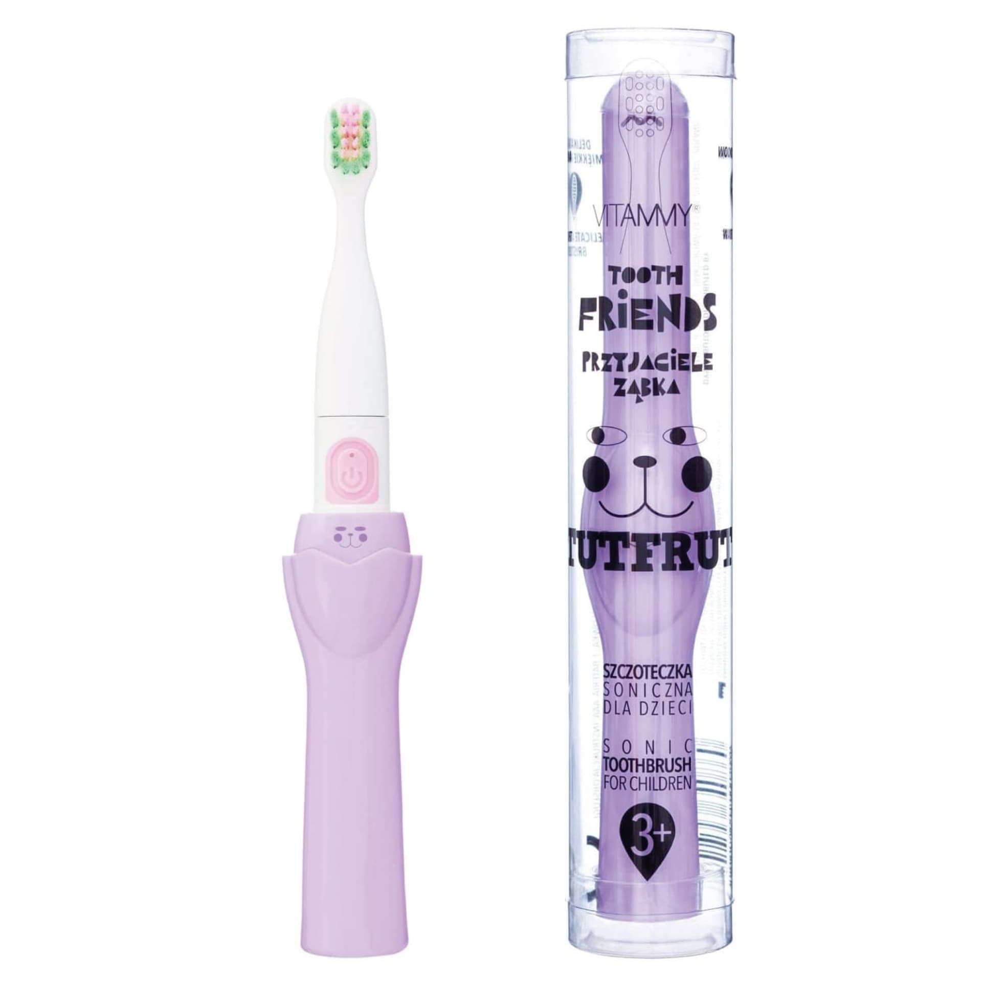 

VITAMMY Tooth Friends Purple TUTFRUT Szczoteczka soniczna dla dzieci 3+