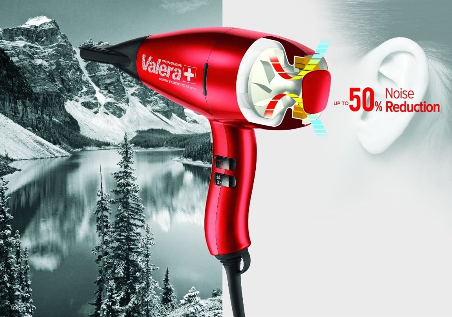 

Valera SILENT 9500 IONIC Suszarka 2000W ROTOCORD