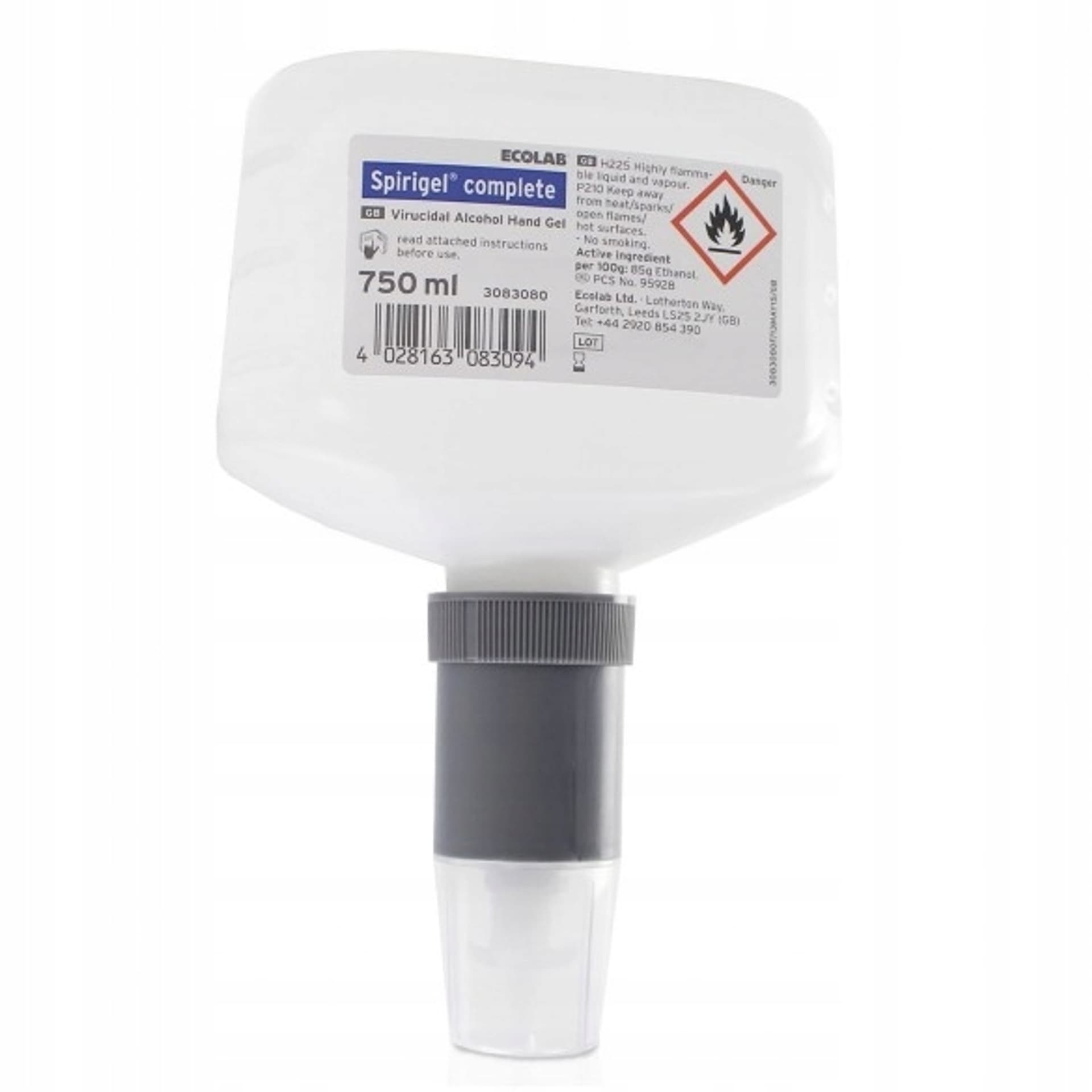 

Spirigel Complete 750ml Ecolab - system zamknięty NEXA wirusobójczy żel do dezynfekcji rąk
