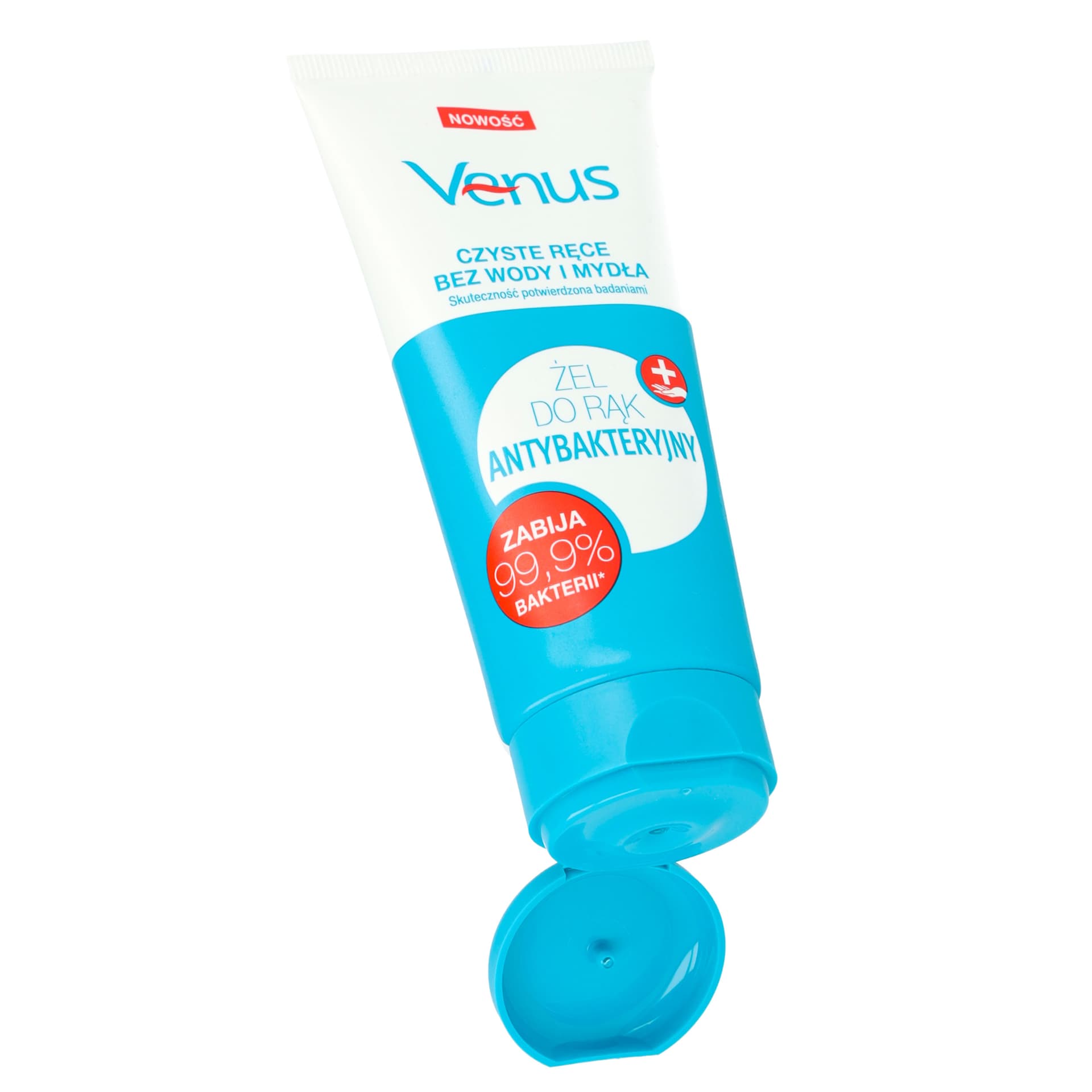 

Venus 100ml tubka opakowanie 15 sztuk Żel do rąk antybakteryjny w tubce