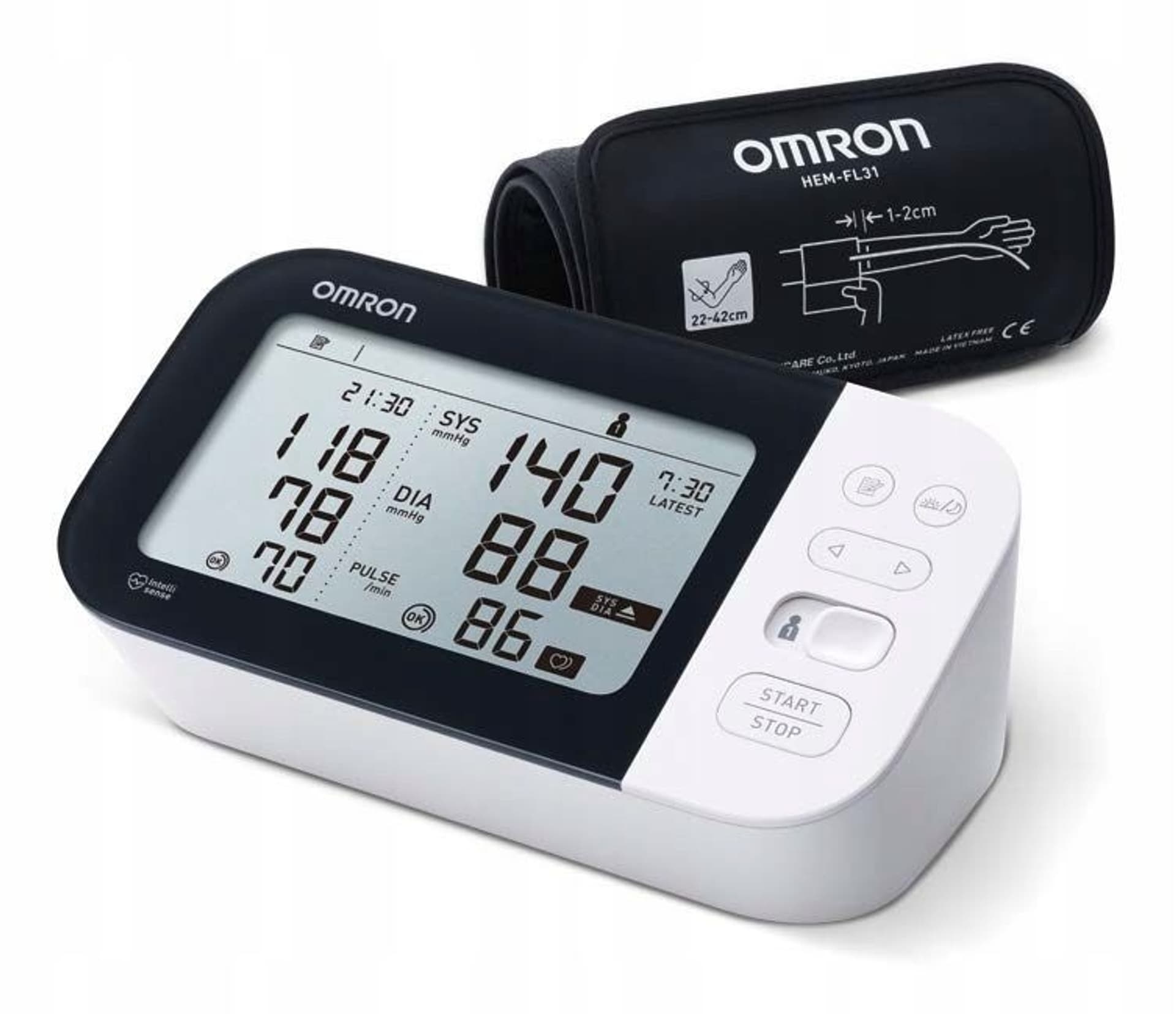 

Ciśnieniomierz elektroniczny OMRON M7 IT / HEM7361T-EBK Ciśnieniomierz elektroniczny OMRON M7 IT / HEM7361T-EBK