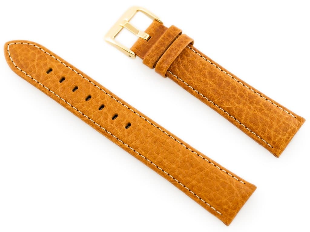 

Pasek skórzany do zegarka BISSET BS-154 - 20mm CAMEL