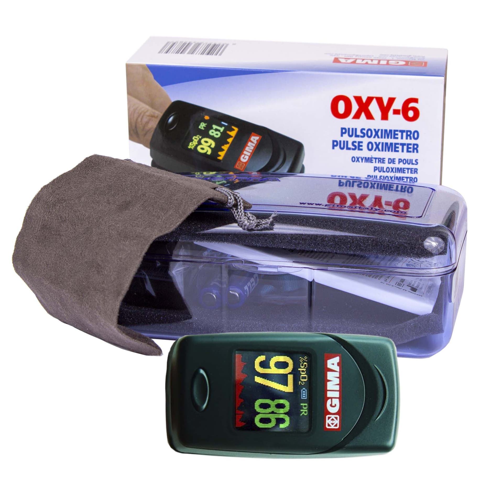 

Pulsoksymetr napalcowy OXY-6 FINGER OXIMETER Pulsoksymetr napalcowy funkcja stabilizacji ruchu