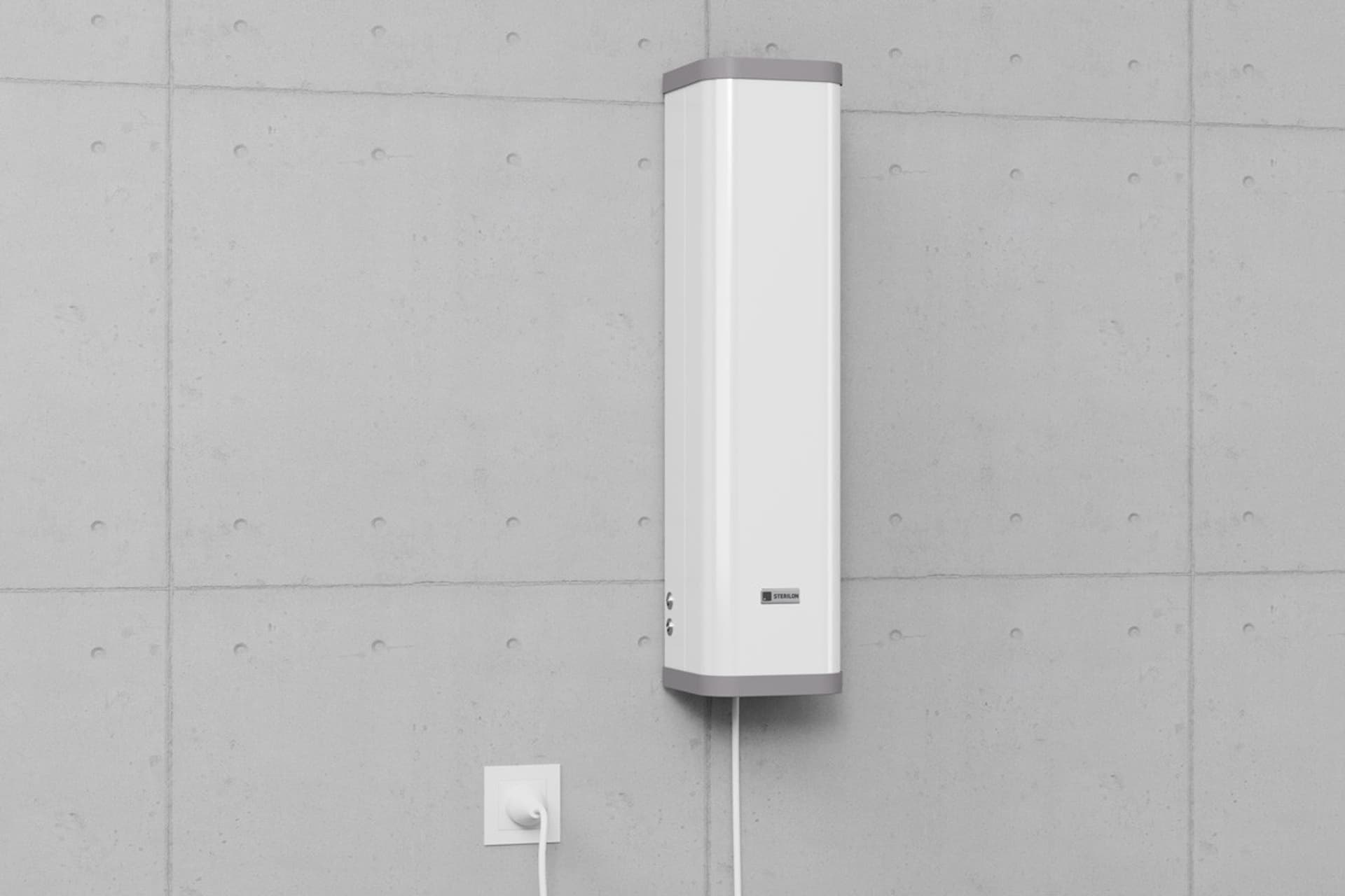 

Lena Lighting Sterilon AIR 72W TRYB EKO Lampa antywirusowa UV-C, przepływowa wersja ścienna, licznik czasu pracy, tryb Eko
