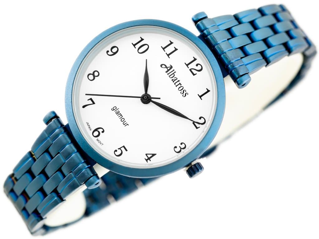 

ZEGAREK DAMSKI ALBATROSS Glamour ABBB97 (za537d) blue/white, Za537d) blue/whit